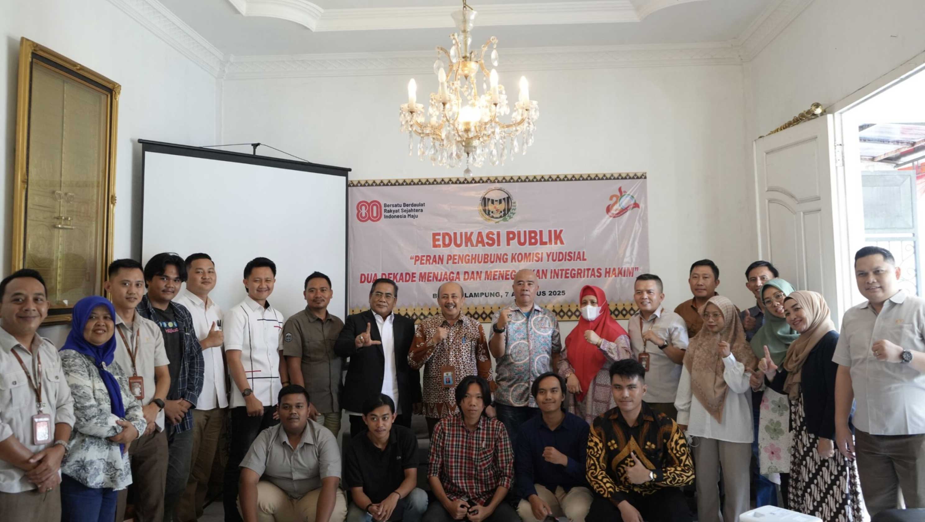 Penghubung KY Lampung Gelar Edukasi Publik Semarakkan Dua Dekade KY