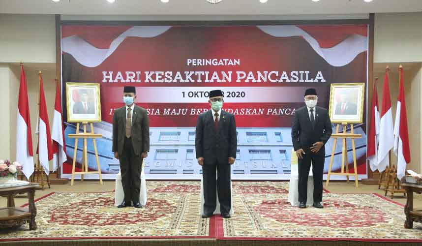 Ketua dan Anggota KY Hadiri Peringatan Hari Kesaktian Pancasila secara Daring