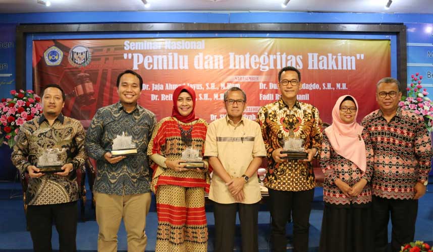 KY dan Unitomo Gelar Seminar Nasional Pemilu dan Integritas Hakim
