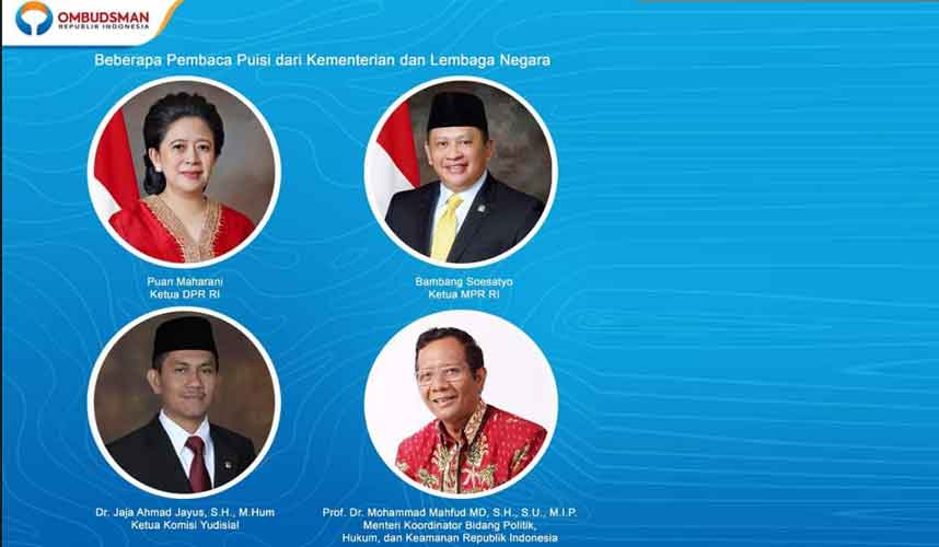 Ketua KY Ikuti Festival Puisi Ombudsman RI