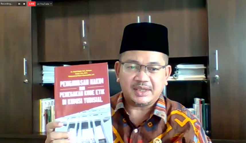 Anggota KY Farid Wajdi Mengupas  Pengawasan Hakim di Buku Terbarunya