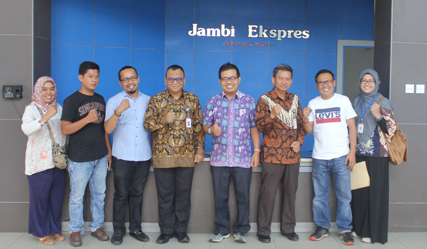 Jalin Silaturahmi, Sekjen KY Kunjungi Harian Jambi Ekspres