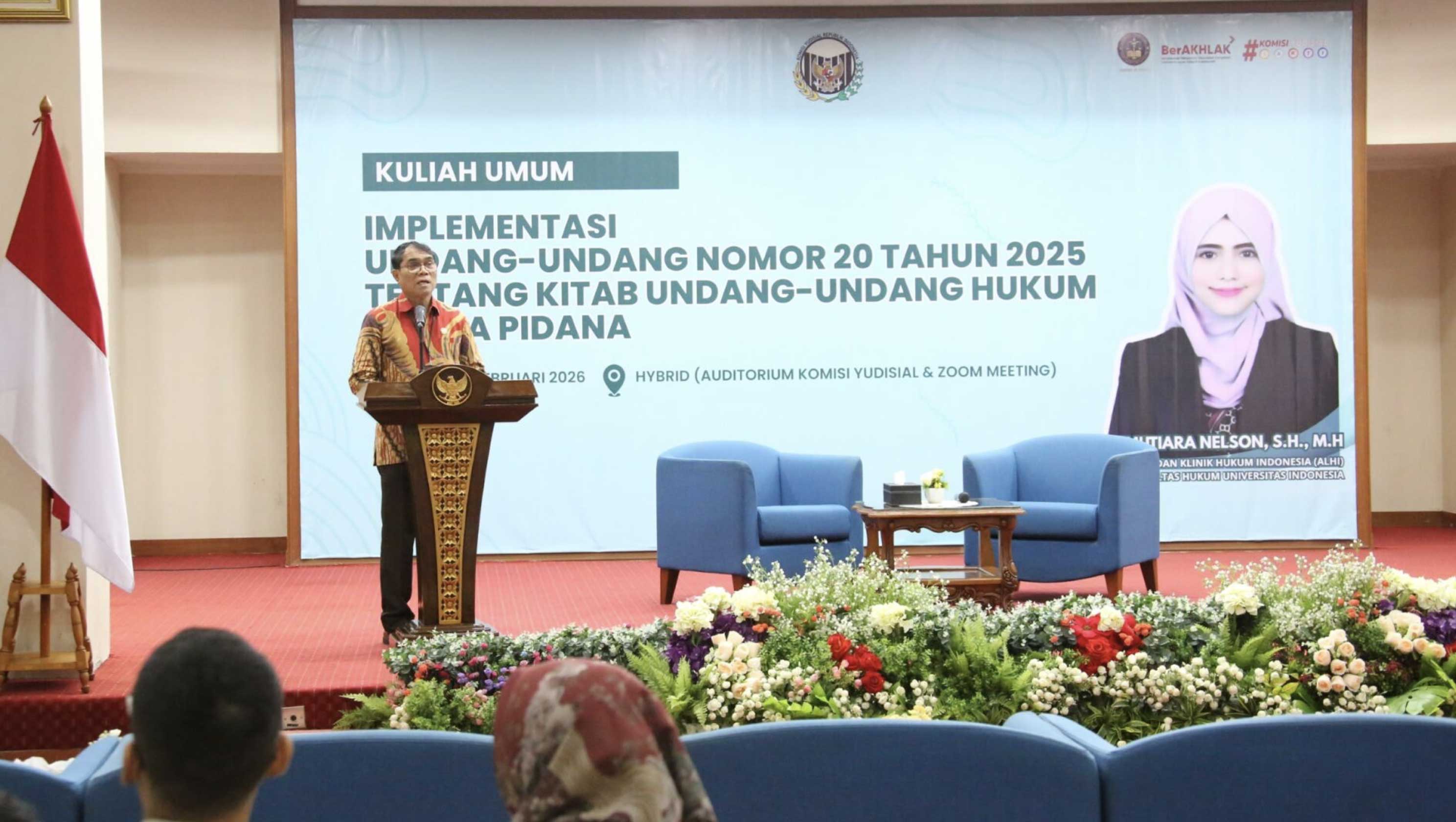 KY Gelar Kuliah Umum Implementasi KUHAP