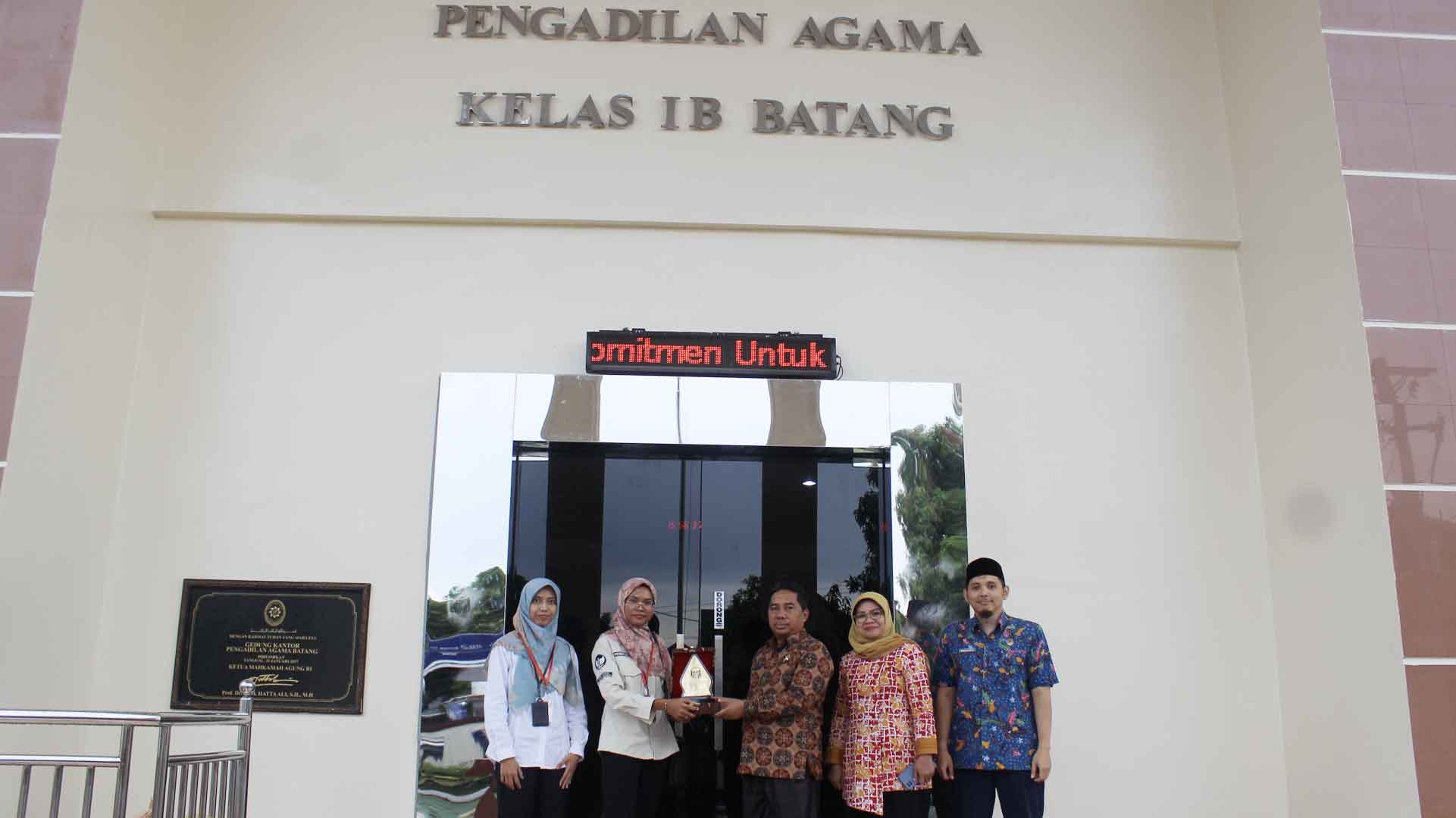 Penghubung KY Jateng Lakukan Pemetaan Penerapan Sistem Keamanan Persidangan dan Pengadilan di PN dan PA Batang