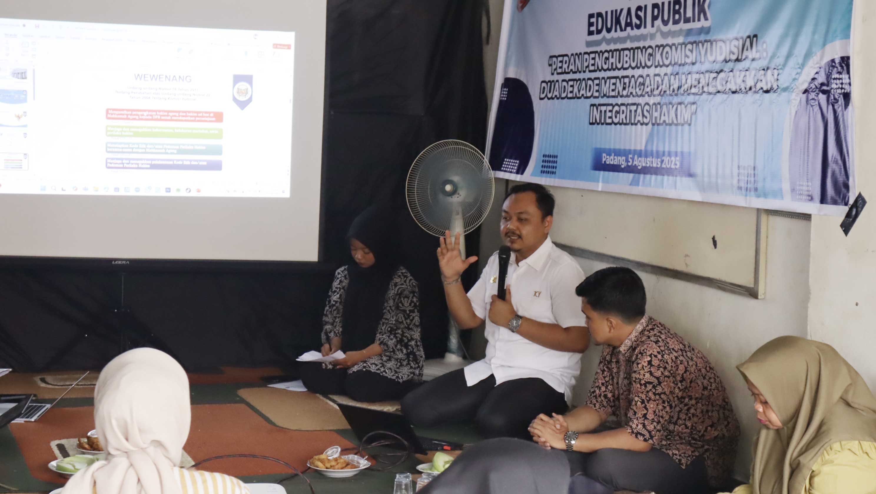 Penghubung KY Sumbar Gelar Edukasi Publik Kelembagaan KY