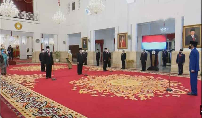 Anggota KY Periode 2020-2025 Ucapkan Sumpah di Hadapan Presiden