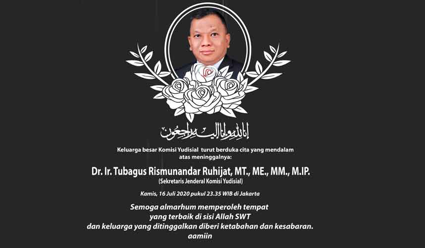 KY Berduka, Sekjen KY Meninggal Dunia