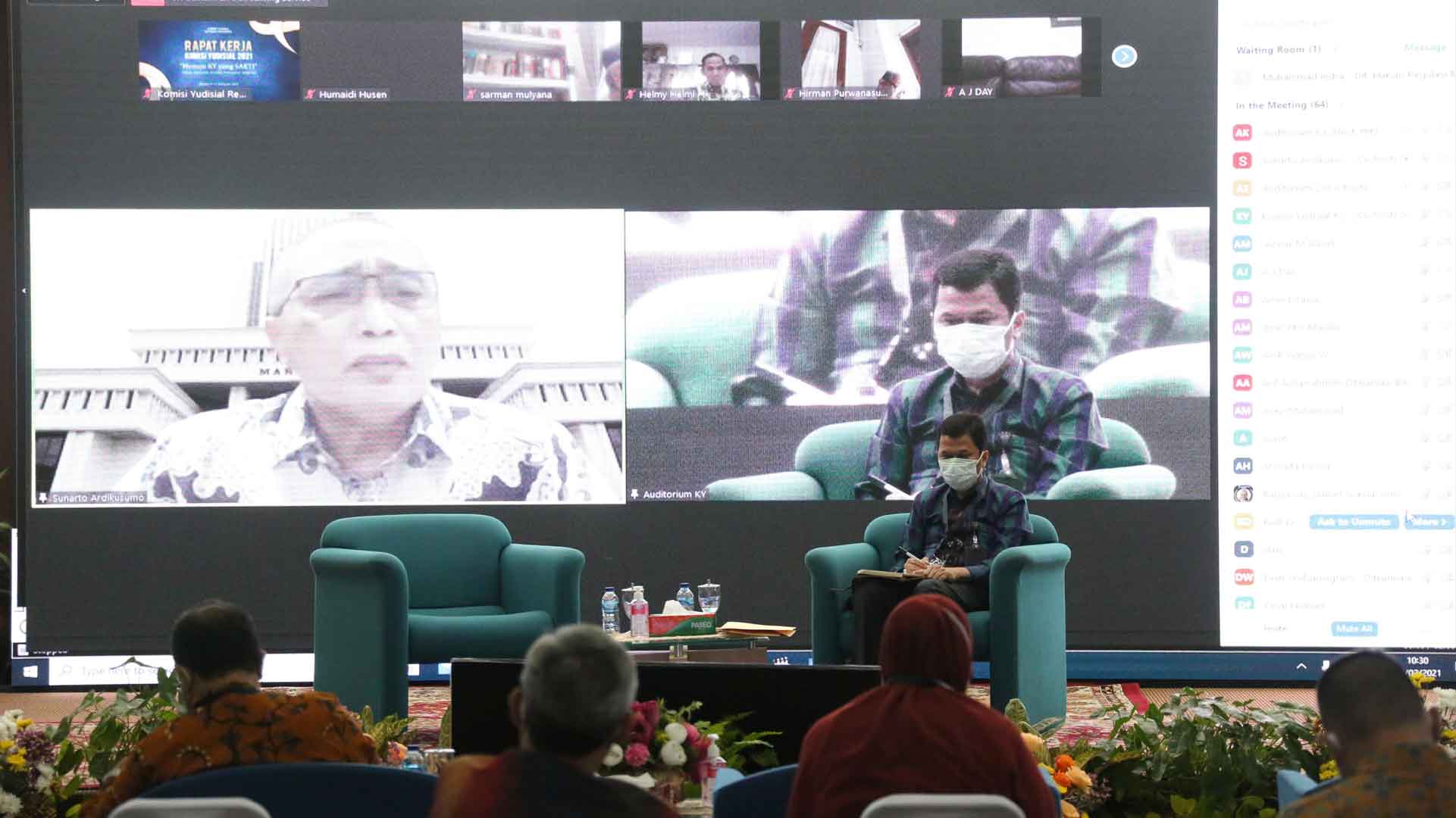 KY dan MA Jangan Dipertandingkan, Tapi Disandingkan