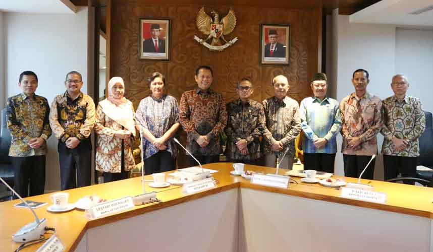 Pimpinan KY Beraudiensi dengan Pimpinan MPR untuk Penguatan KY