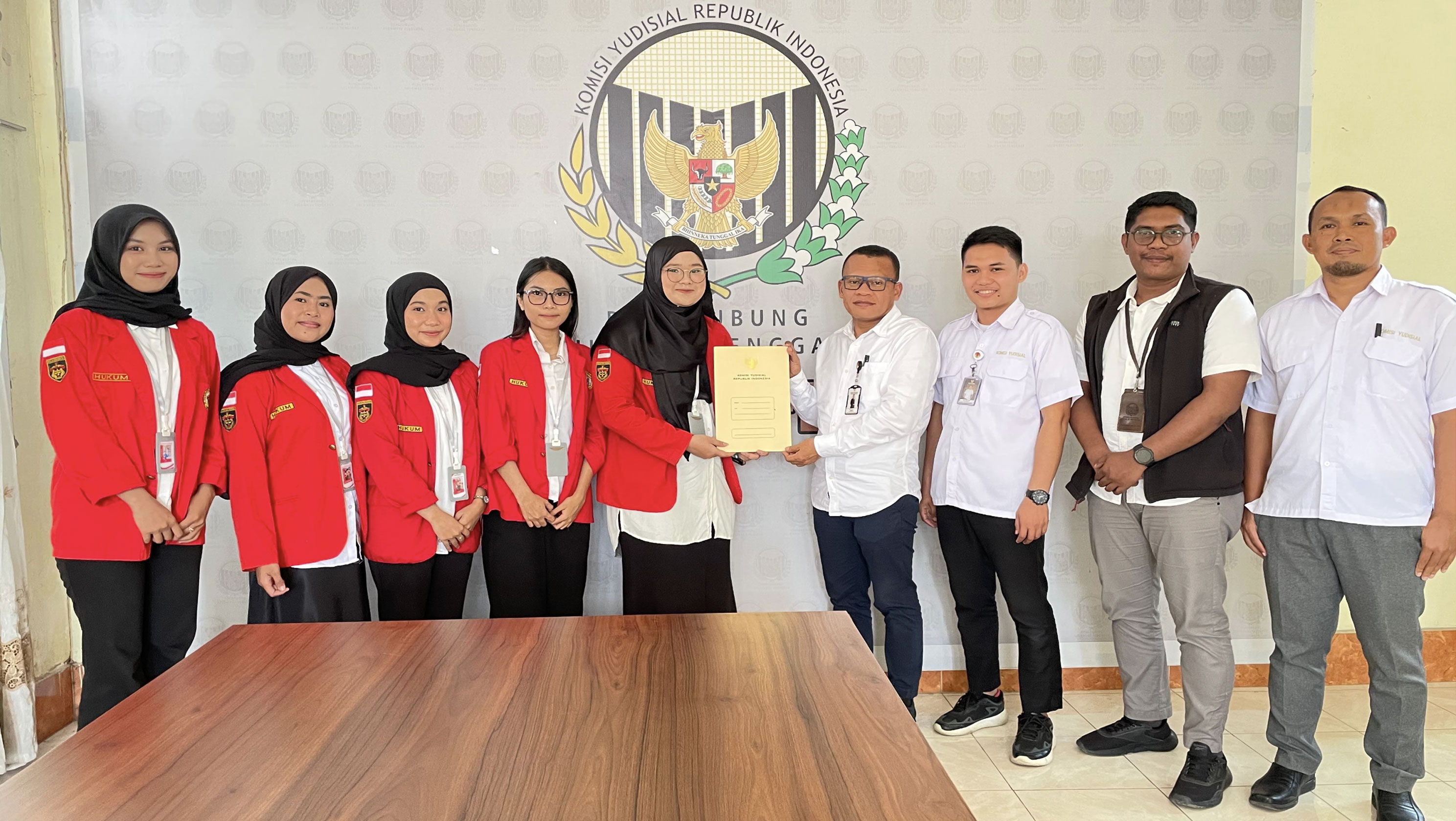 Penghubung KY  Sultra Terima Magang Mahasiswa FH Unhas Makassar