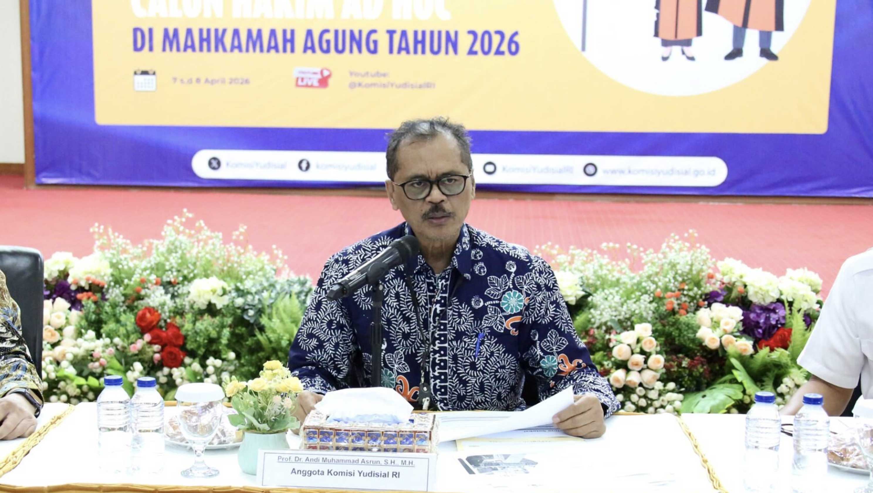 KY Gelar Sosialisasi Seleksi dan Penjaringan Hakim Agung dan Hakim Ad Hoc di MA Tahun 2026
