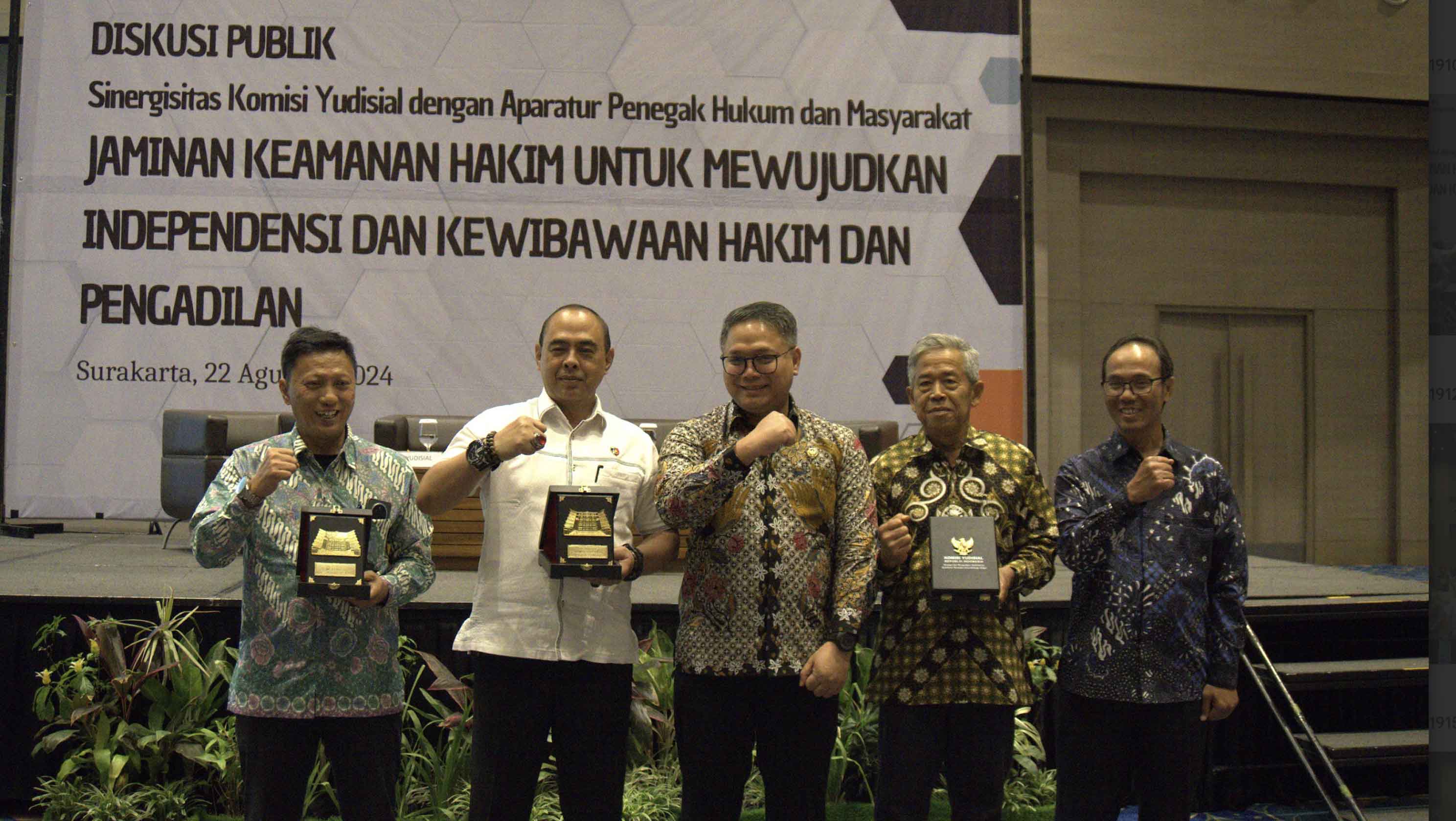 KY Kembali Gelar Diskusi untuk Menjamin Keamanan Hakim dan Pengadilan di Surakarta