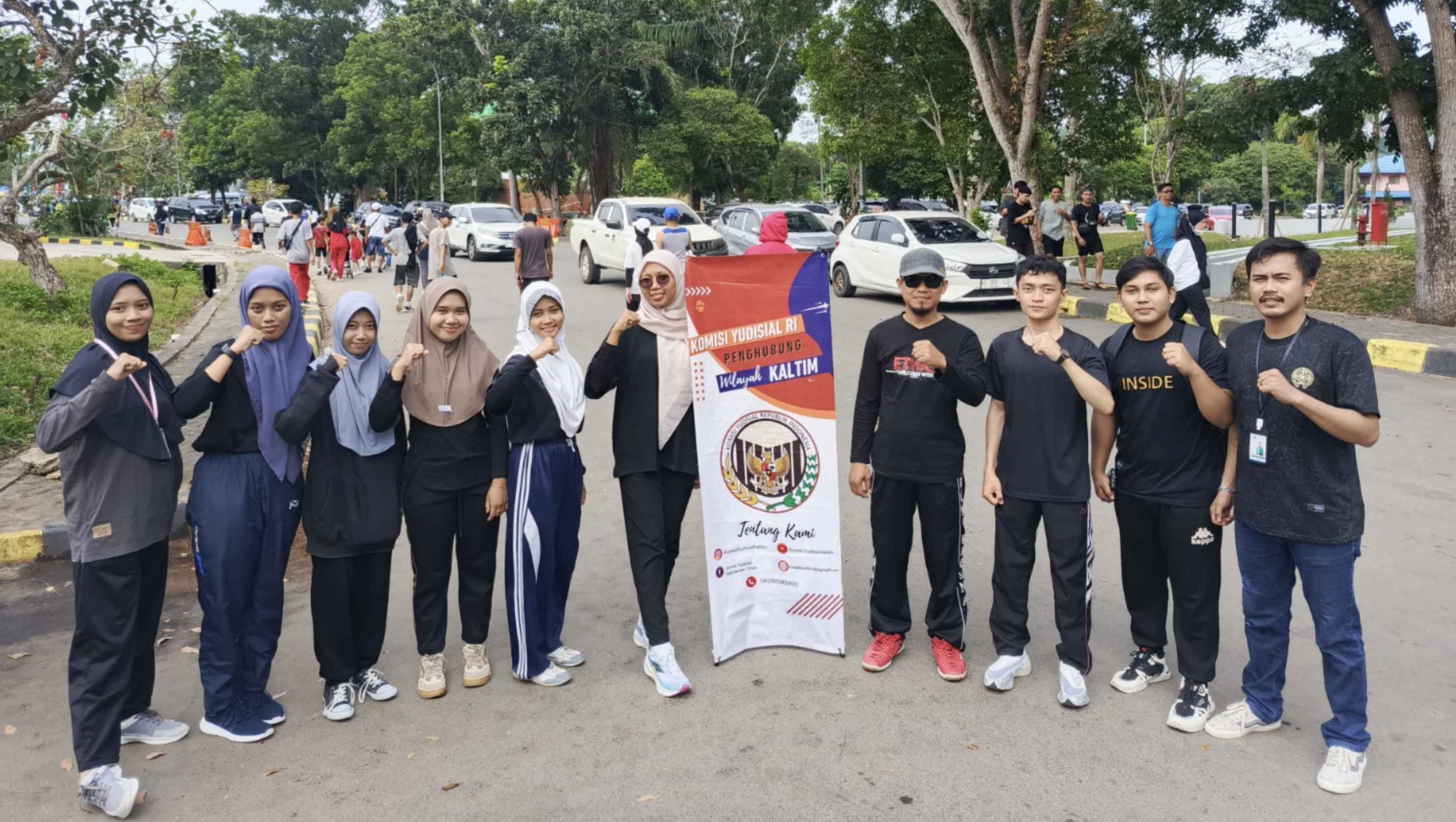 Sasar Gen-Z, Penghubung KY Kalimantan Timur Kampanyekan Peradilan Bersih