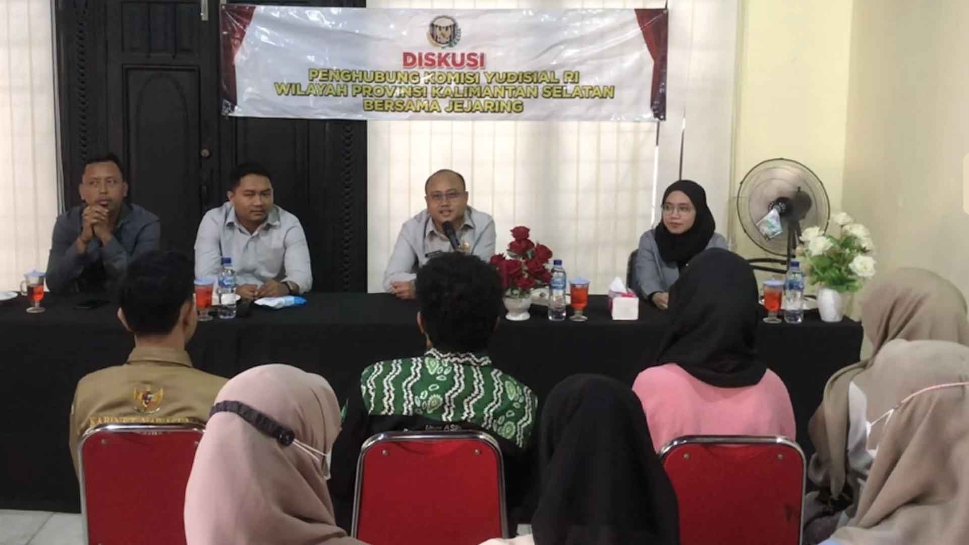 Penghubung KY Kalsel Terima Kunjungan PMII Rayon Syariah UIN Antasari Banjarmasin