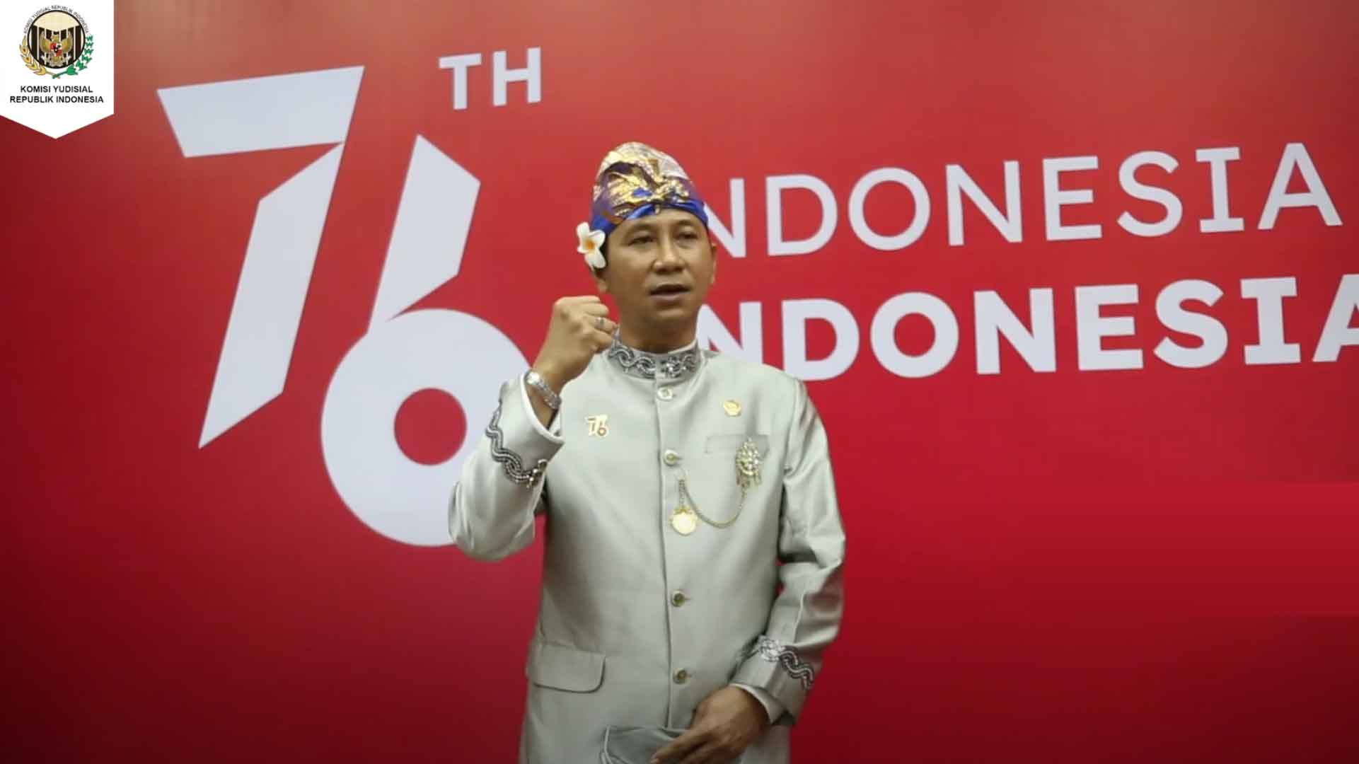 Ketua KY Jadikan Momentum HUT RI ke-76 untuk Optimalkan Kinerja di Tengah Pandemi
