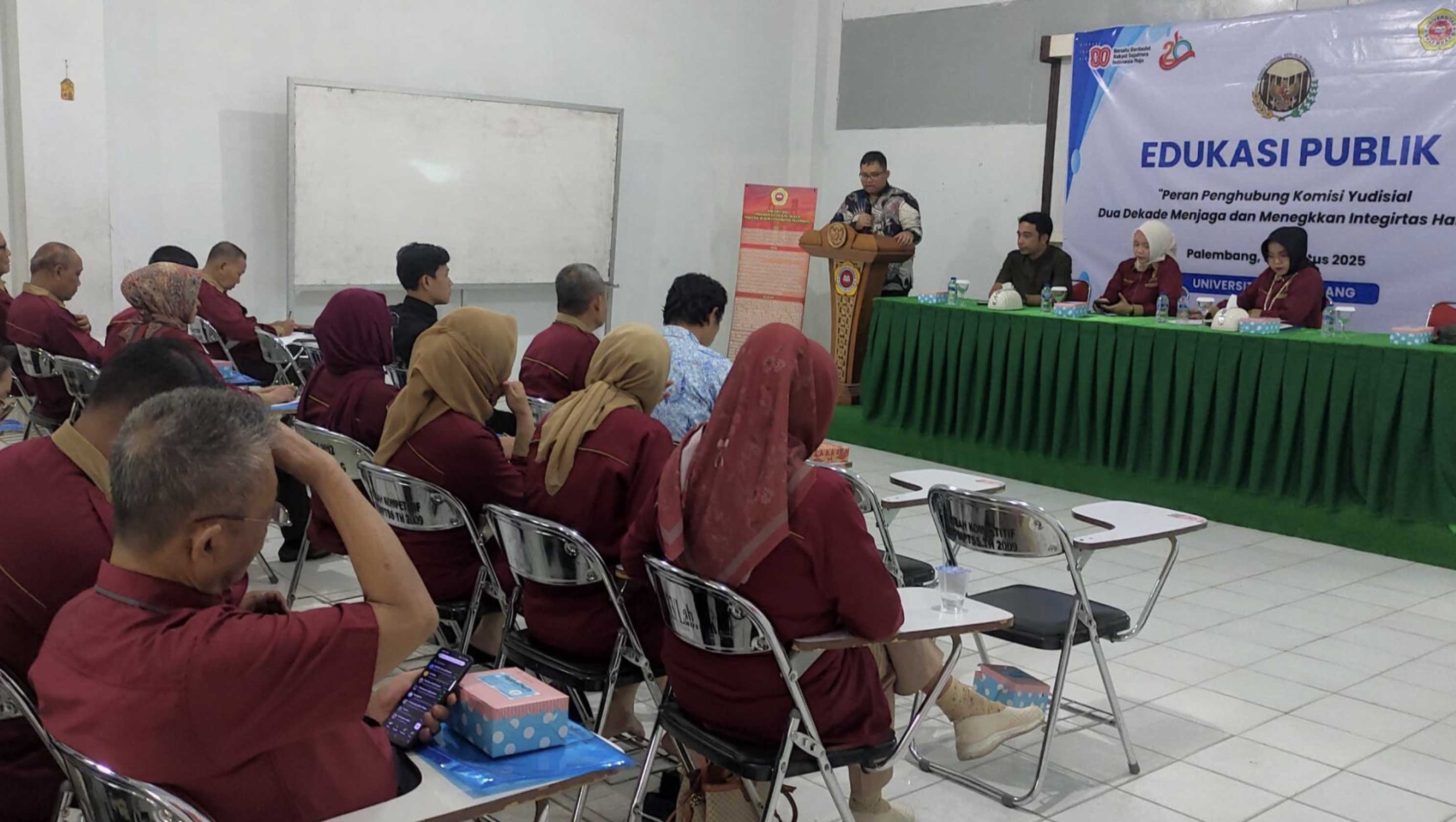 Penghubung KY Sumsel Gelar Edukasi Publik Peringati Dua Dekade KY