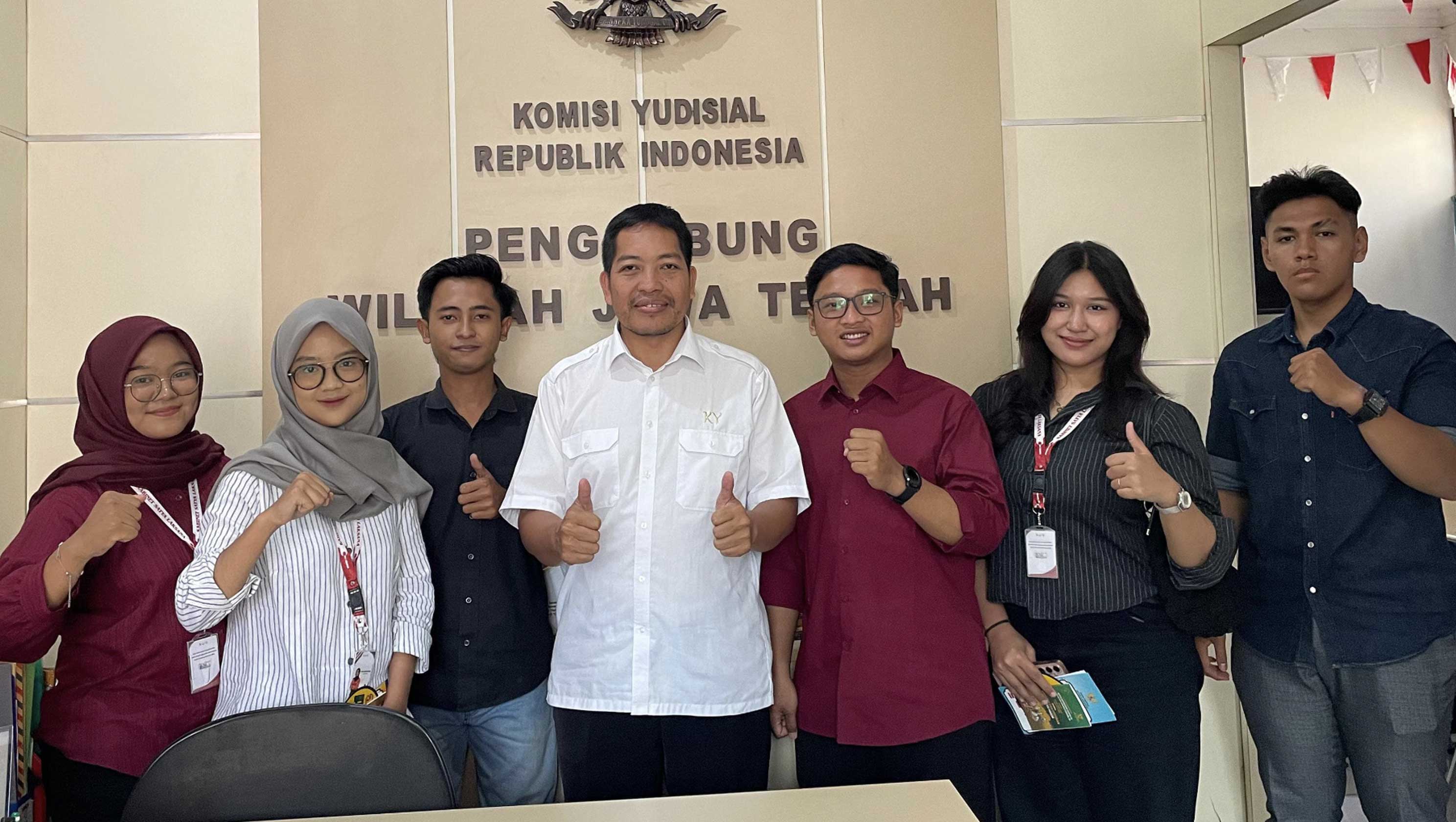 BEM FH UMK Kudus Kunjungi Penghubung KY Jateng