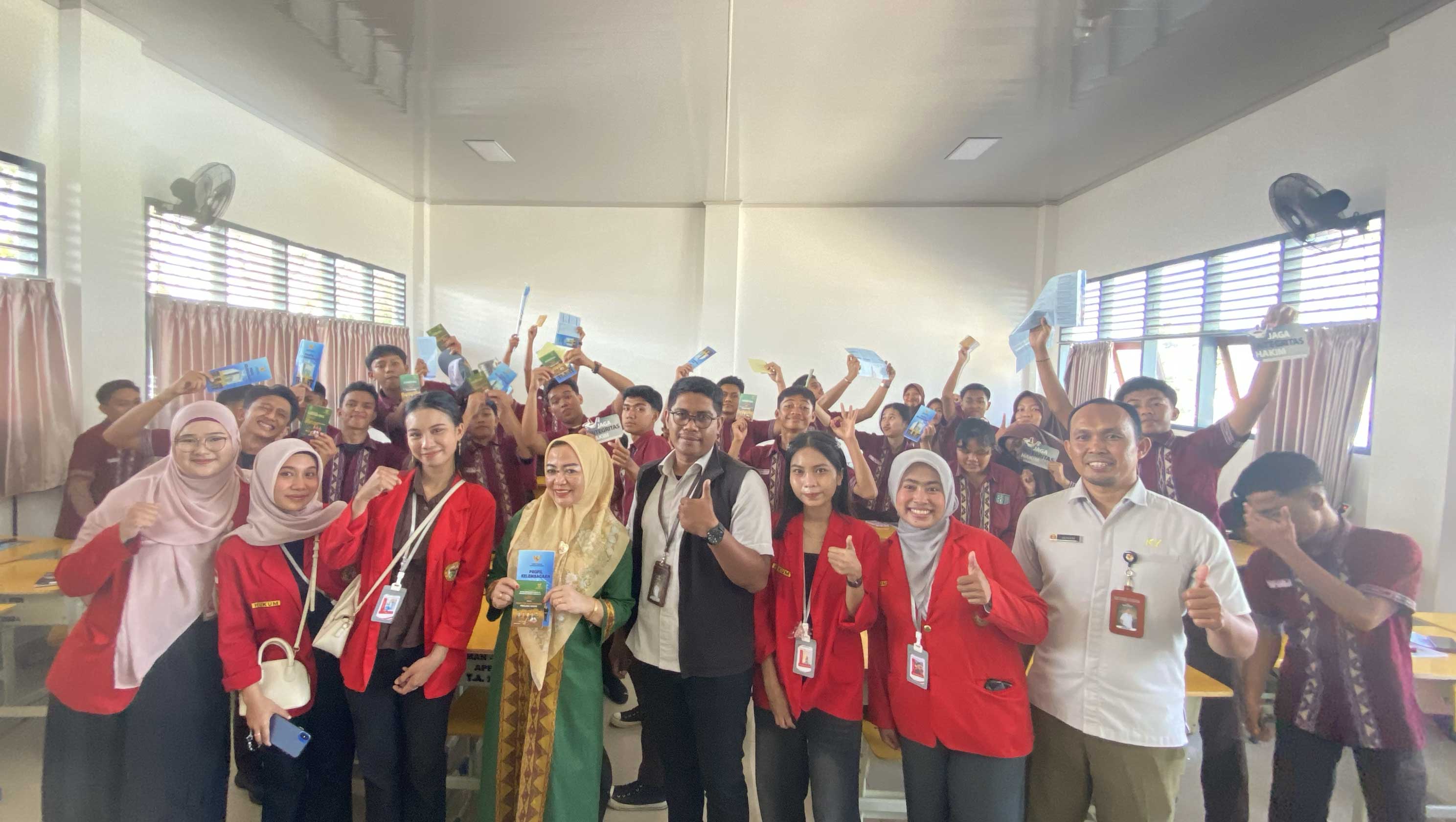 KY Goes to School, Penghubung KY Sultra Ajak Generasi Muda Jaga Integritas