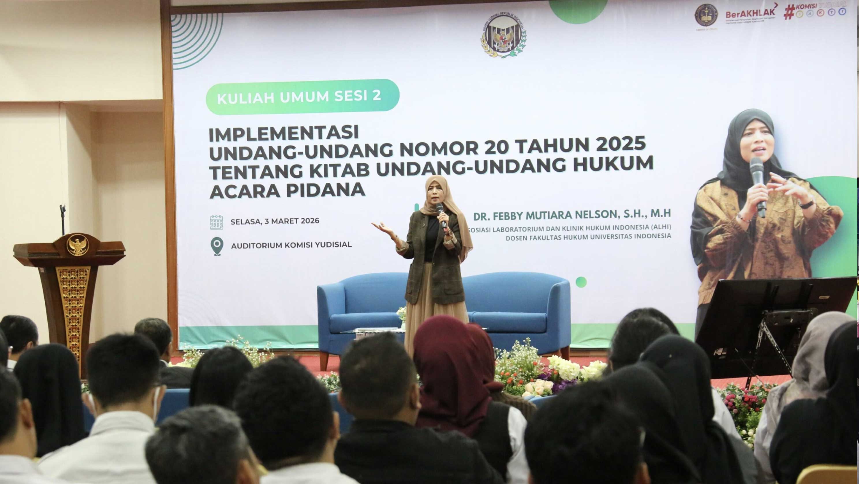 KUHAP Baru Mengakomodir Restorative Justice
