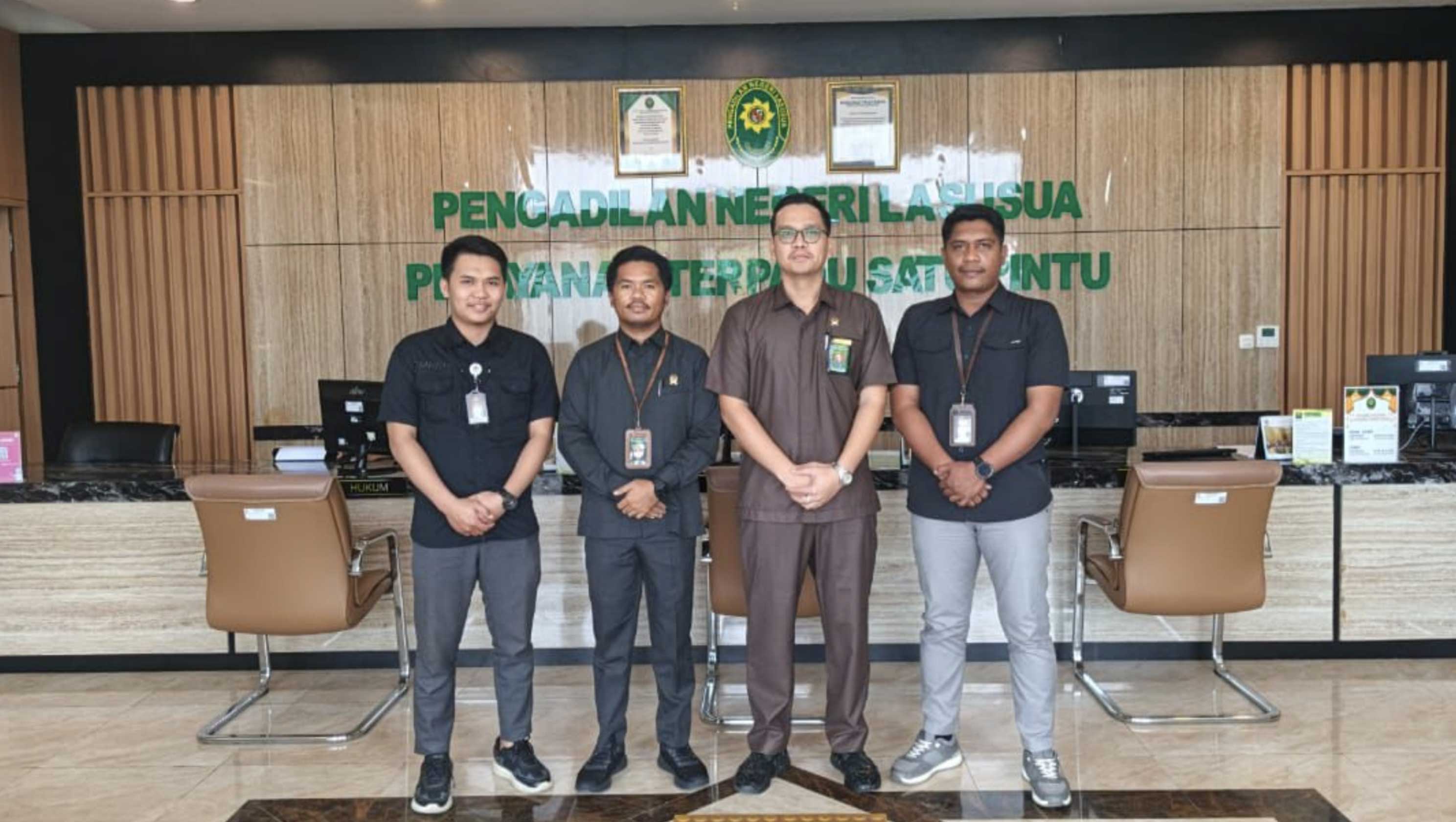 Tempuh Perjalanan 8 Jam, Penghubung KY Sultra Beraudiensi dengan PN Lasusua
