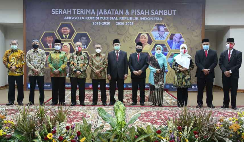KY Gelar Sertijab dan Pisah Sambut Anggota KY Periode 2020-2025