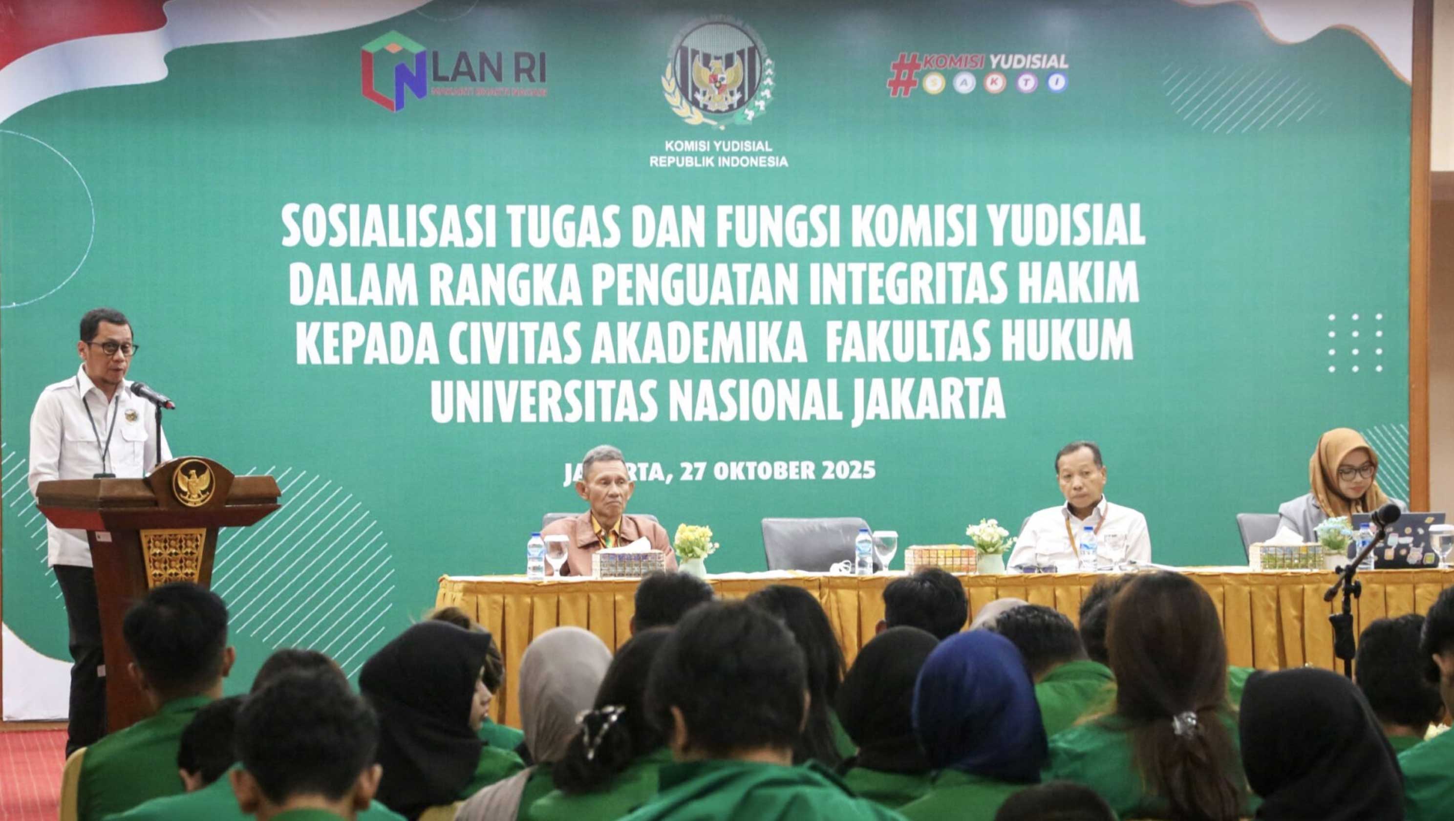 KY Ajak Mahasiswa Jaga Integritas Hakim
