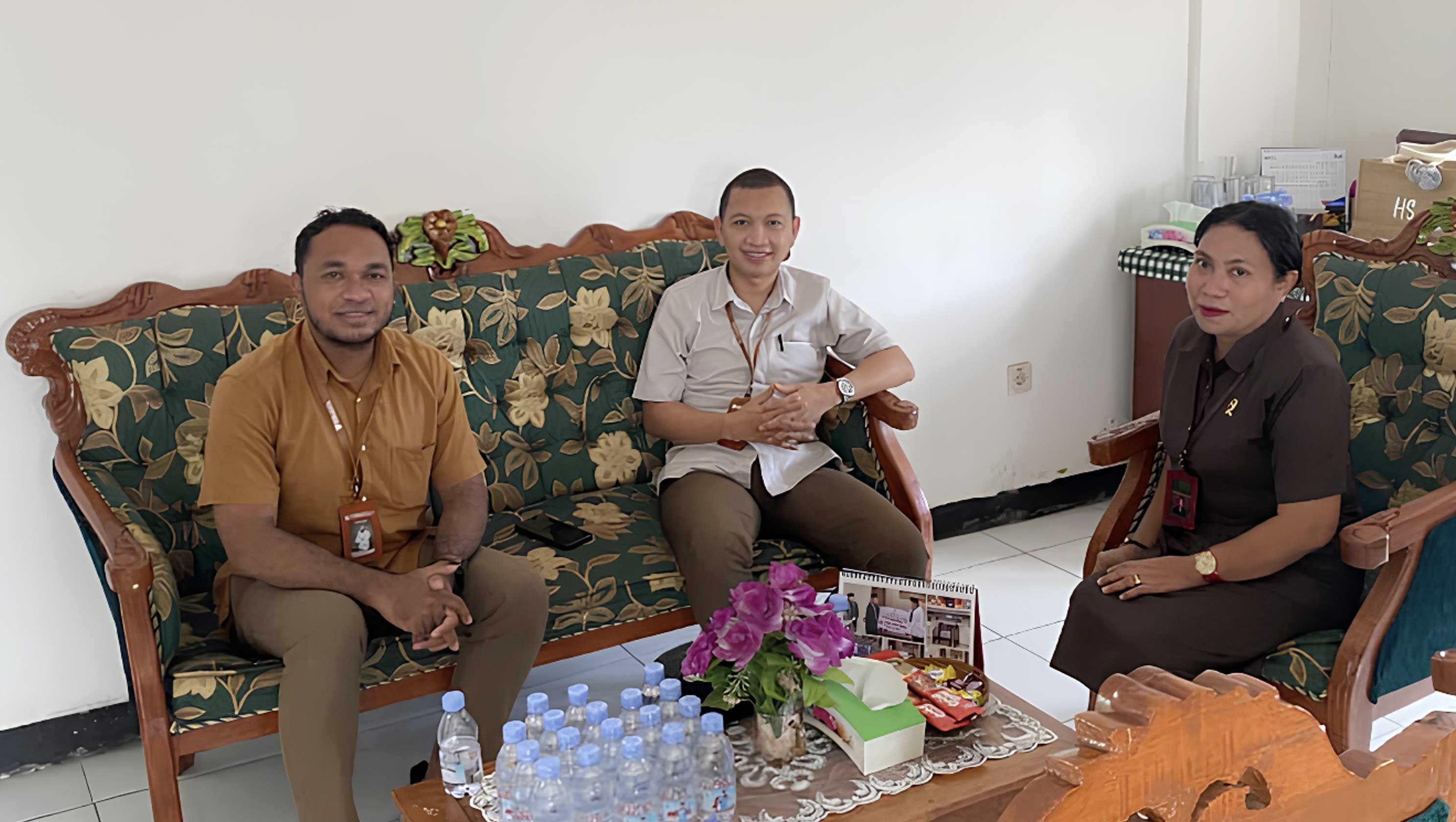 Penghubung KY Papua Barat Berkoordinasi dengan PN Manokwari terkait Pemantauan Persidangan Tertutup