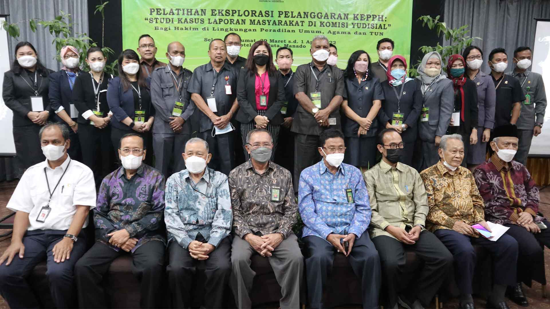 KY Gelar Pelatihan Eksplorasi Pelanggaran KEPPH Secara Tatap Muka di Manado