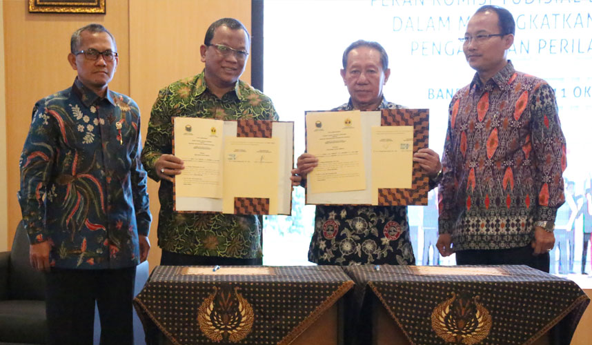 Tingkatkan Efektivitas Pengawasan, KY MoU dengan Pascasarjana Unpas