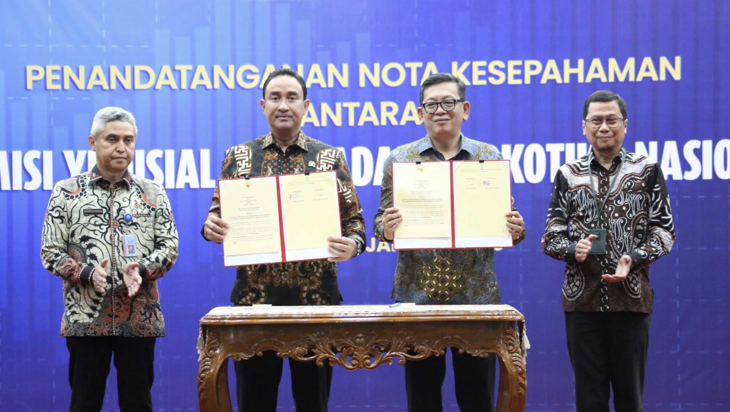 KY dan BNN Perpanjang Nota Kesepahaman Pengawasan Penyalahgunaan Narkotika