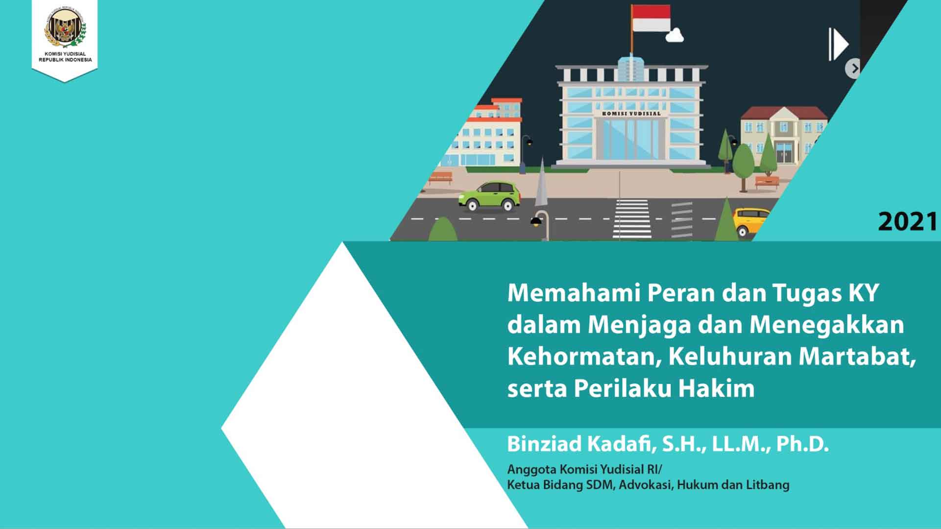 Anggota KY Binziad Kadafi Jelaskan Fungsi KY Kepada Hakim Peradilan Umum