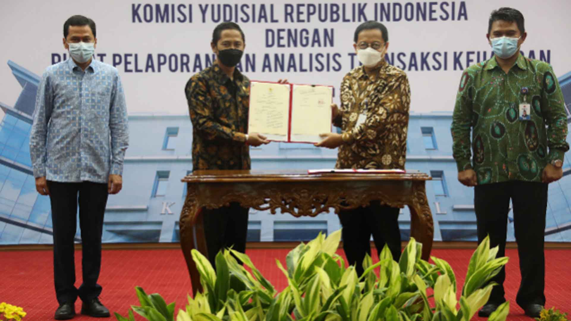 Ketua KY Harap Nota Kesepahaman Tingkatkan Efektivitas Kerja Sama KY dan PPATK