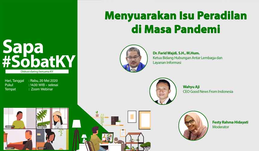 KY Bahas Isu Peradilan Lewat Diskusi Webinar