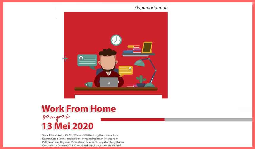 Perpanjang WFH, KY Tetap Layani Publik Secara Online