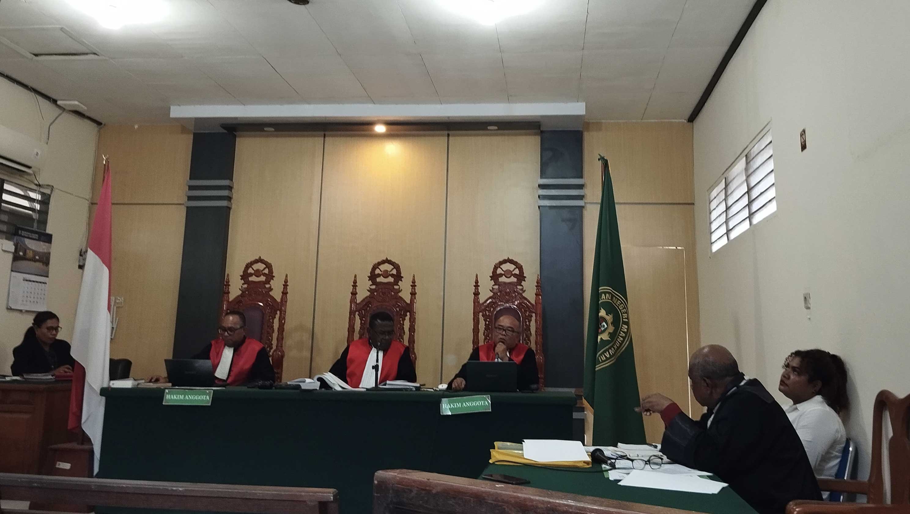 Penghubung KY Papua Barat Pantau Sidang Dugaan Pencemaran Nama Baik dan Pemerasan terhadap Bupati Manokwari
