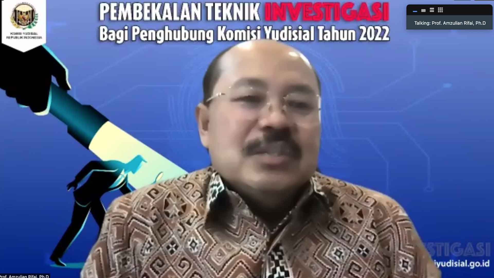 KY Selenggarakan Pembekalan Teknik Investigasi Bagi Penghubung KY