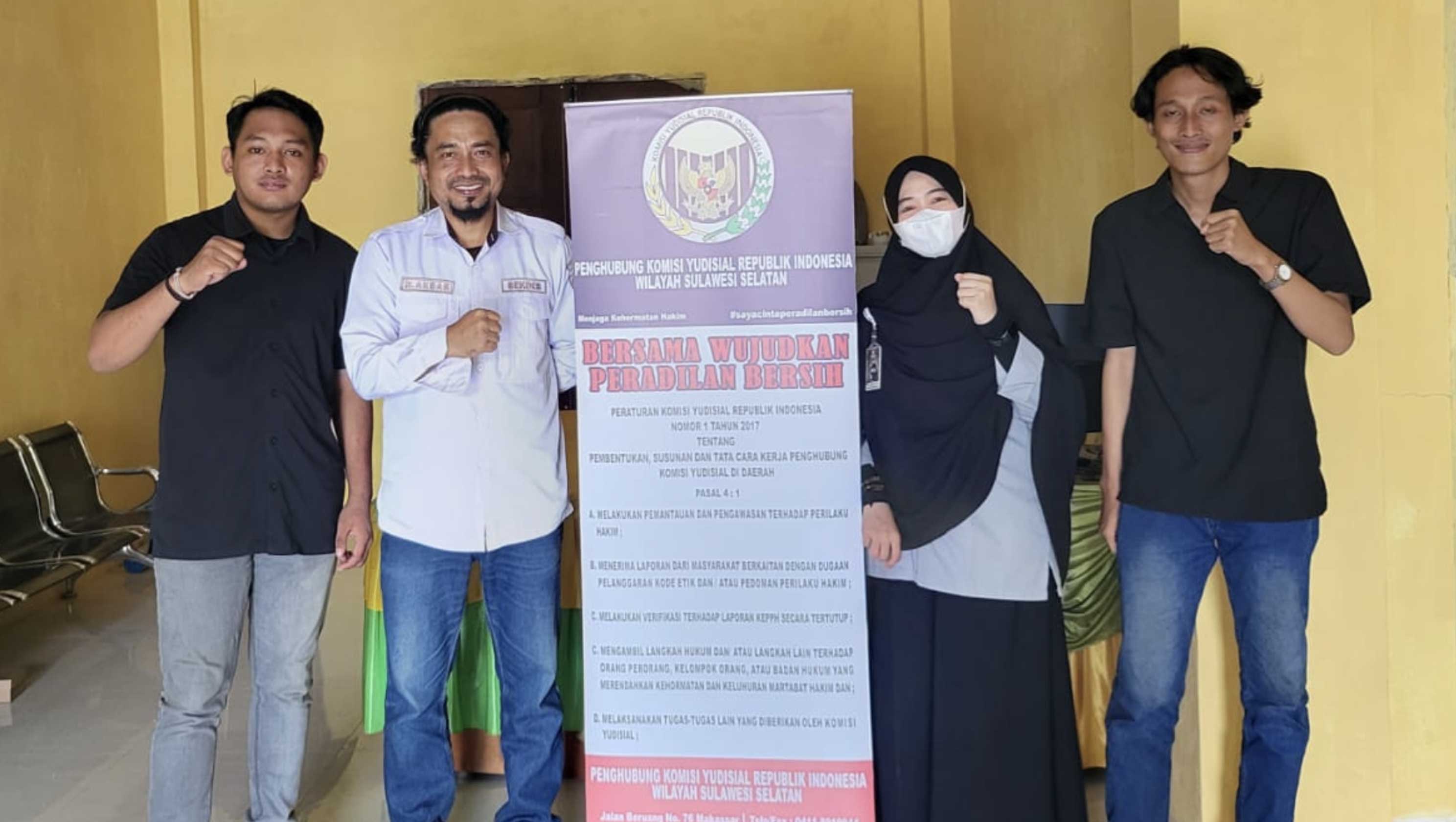 Penghubung KY Sulsel dan Pemerintah Desa Mattirowalie akan Sosialisasikan Kewenangan KY di Tingkat Dusun
