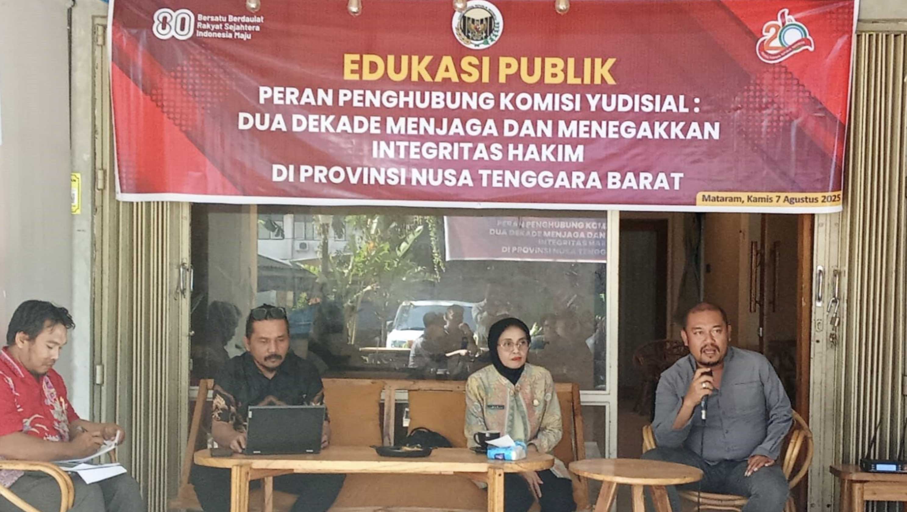 Penghubung KY NTB Gelar Edukasi Publik Sambut HUT ke-20 KY