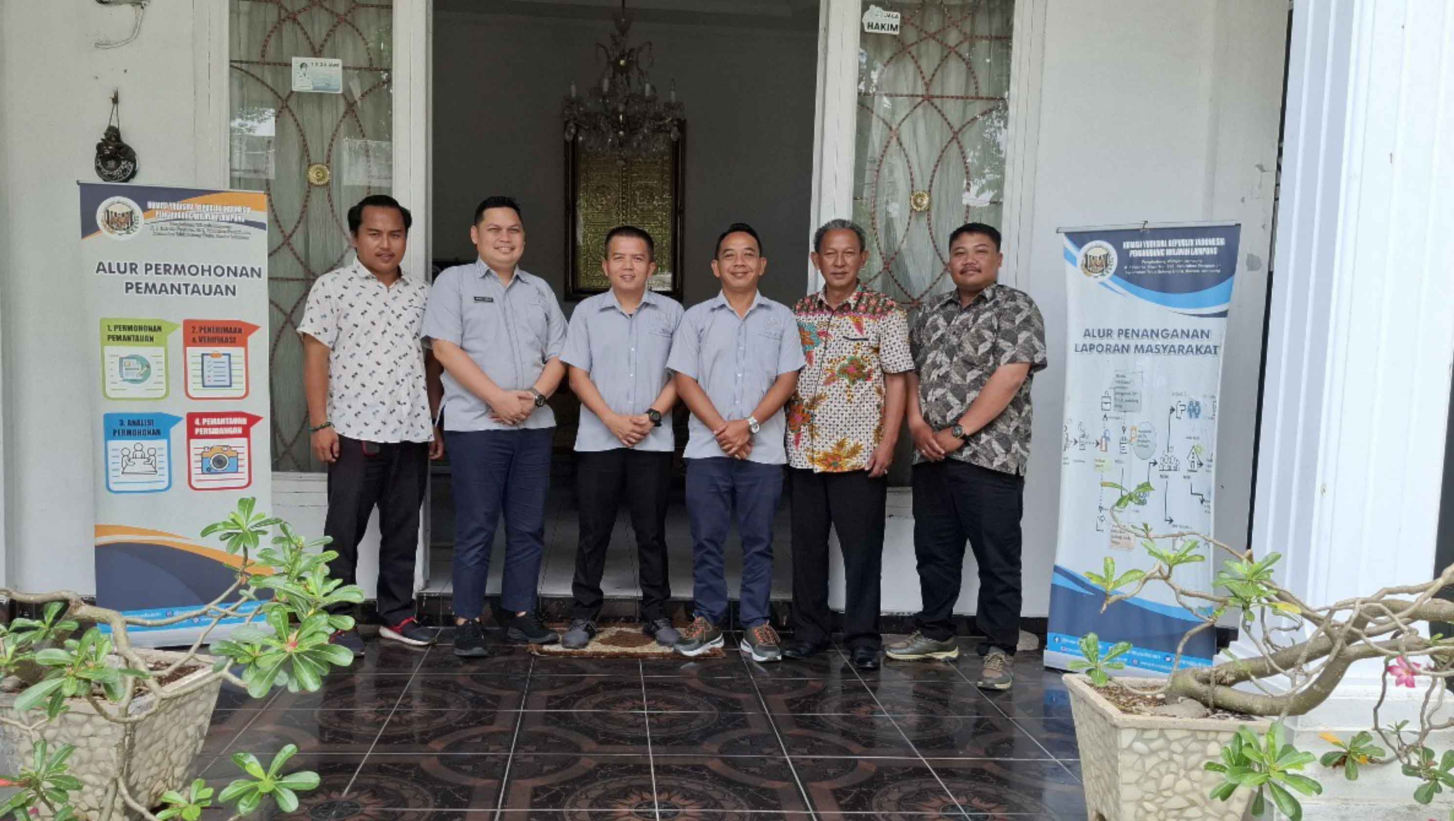 Penghubung KY Lampung Terima Kunjungan dari DPC Peradi SAI Bandar Lampung