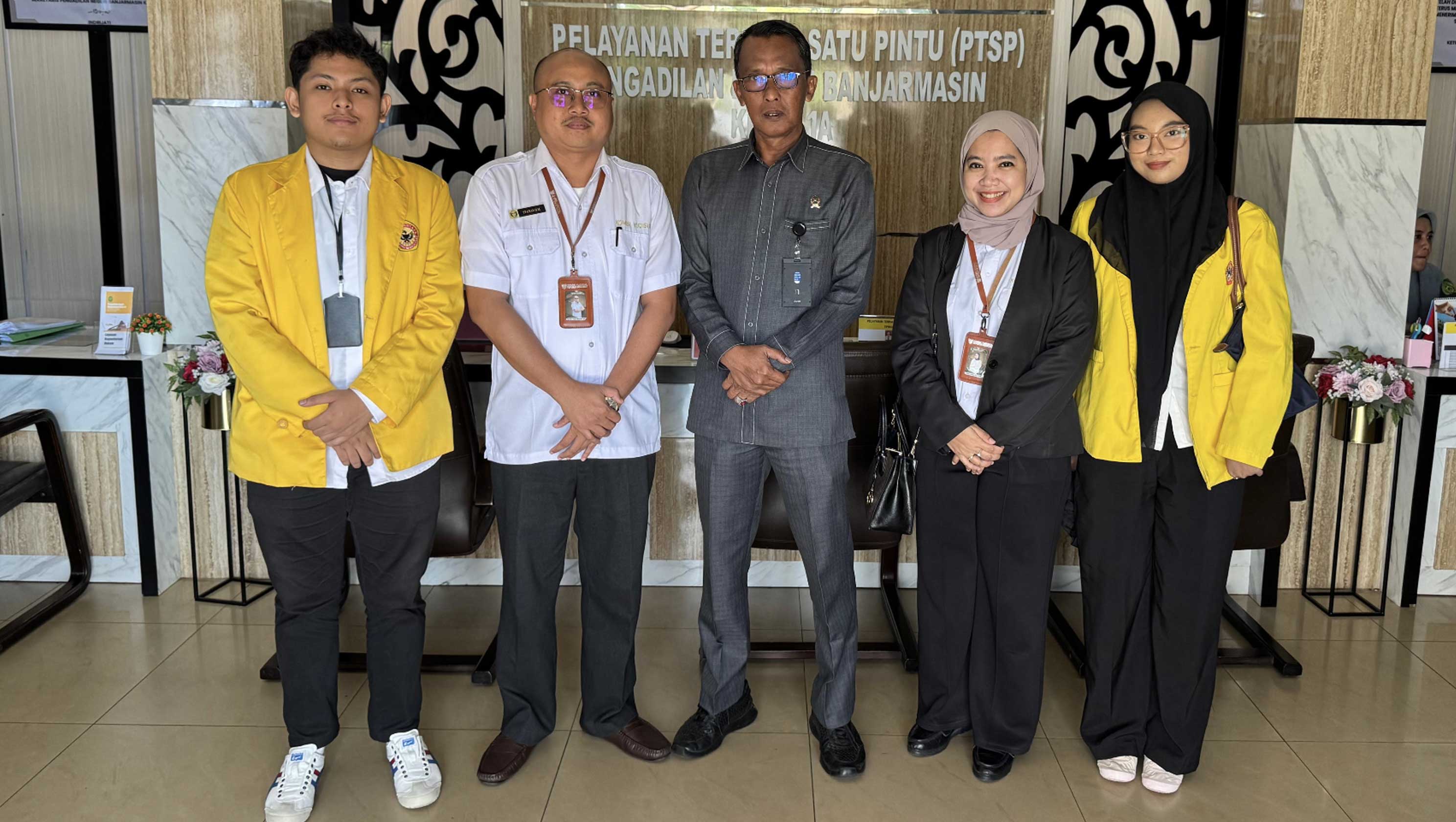 Penghubung KY Kalsel dan PN Banjarmasin Bahas Pemantauan Persidangan