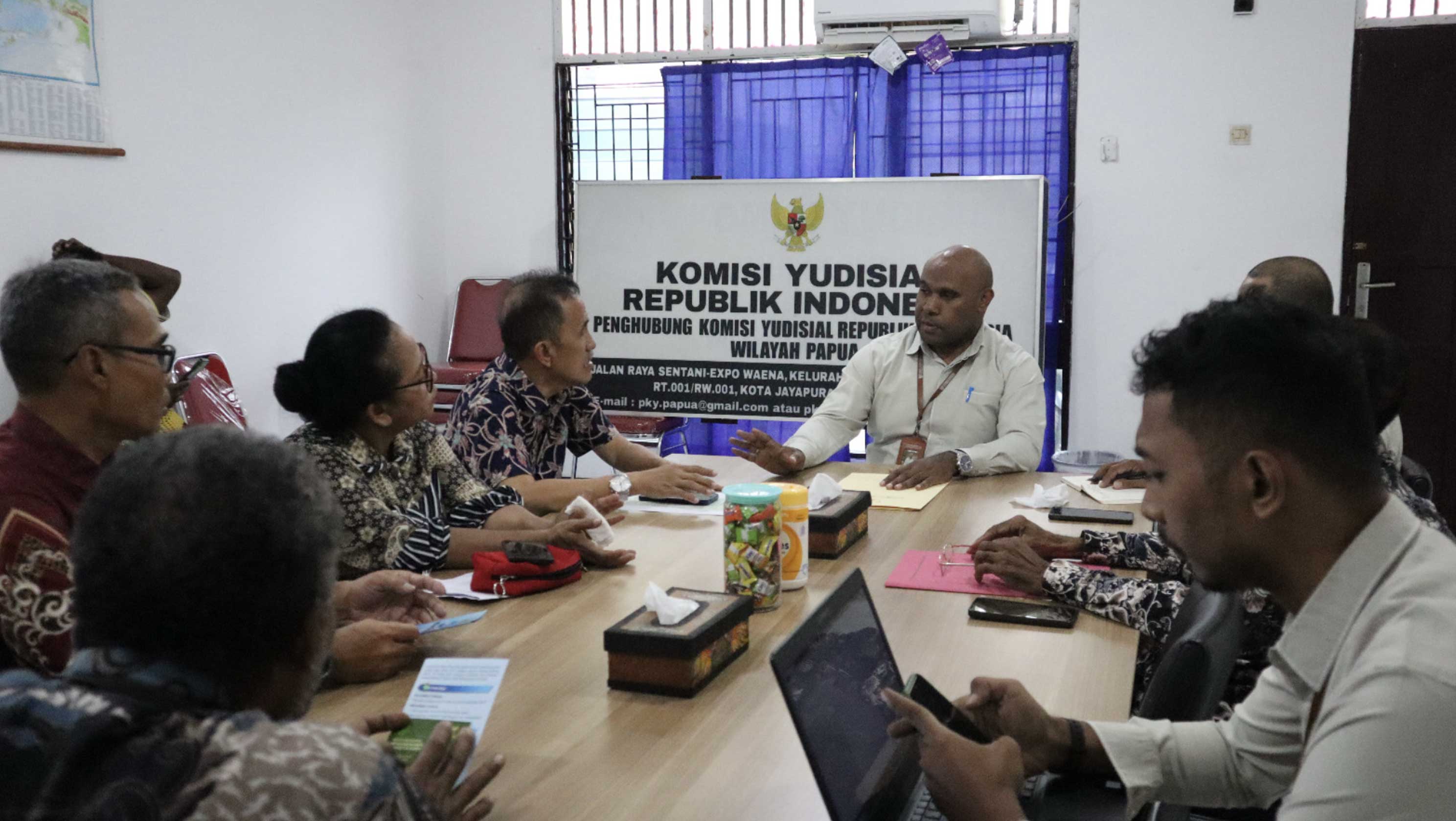 Penghubung KY Papua Terima Audiensi FSHA Papua