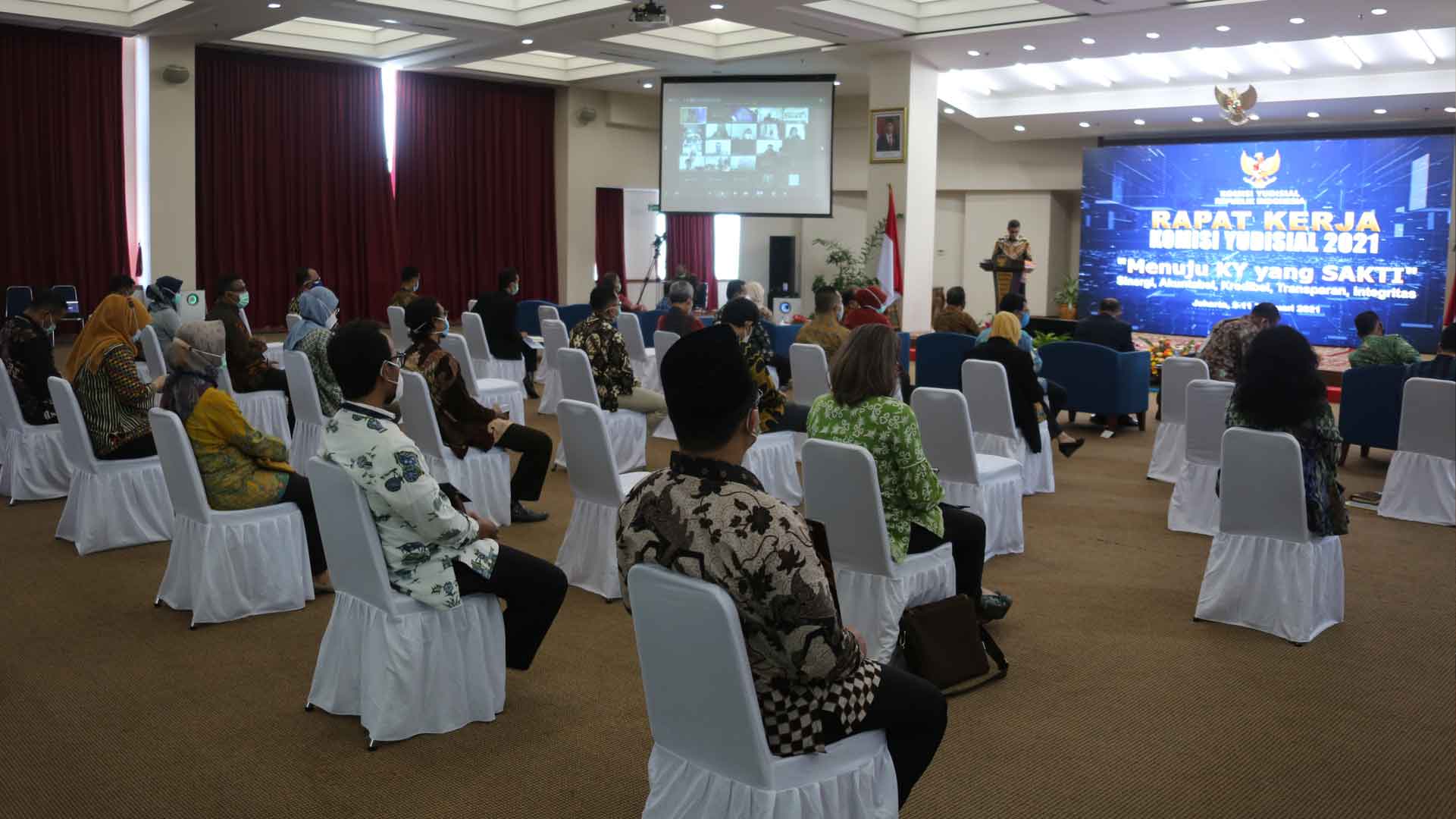 KY Gelar Rapat Kerja Tahun 2021 dengan Protokol Kesehatan
