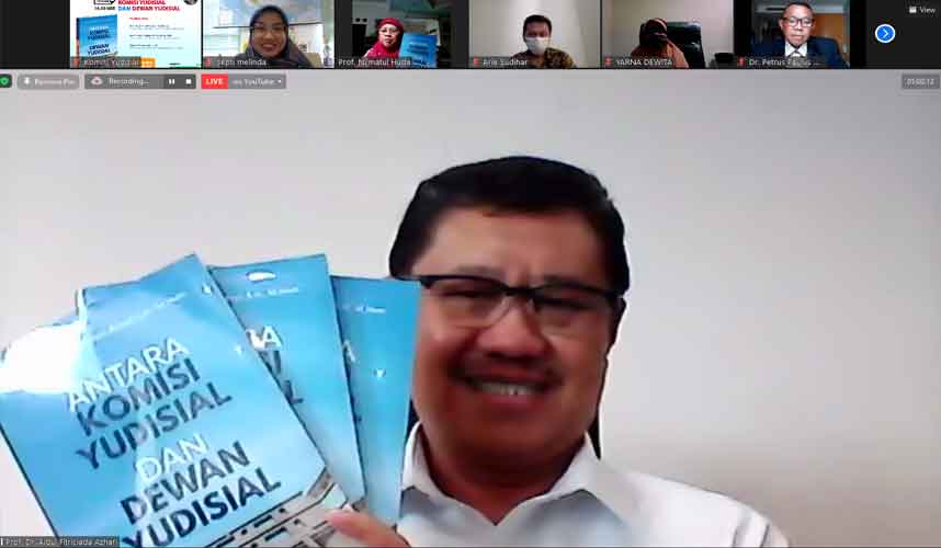 Akhiri Masa Jabatan, Anggota KY Aidul Fitriciada Luncurkan Buku sebagai Kado Perpisahan