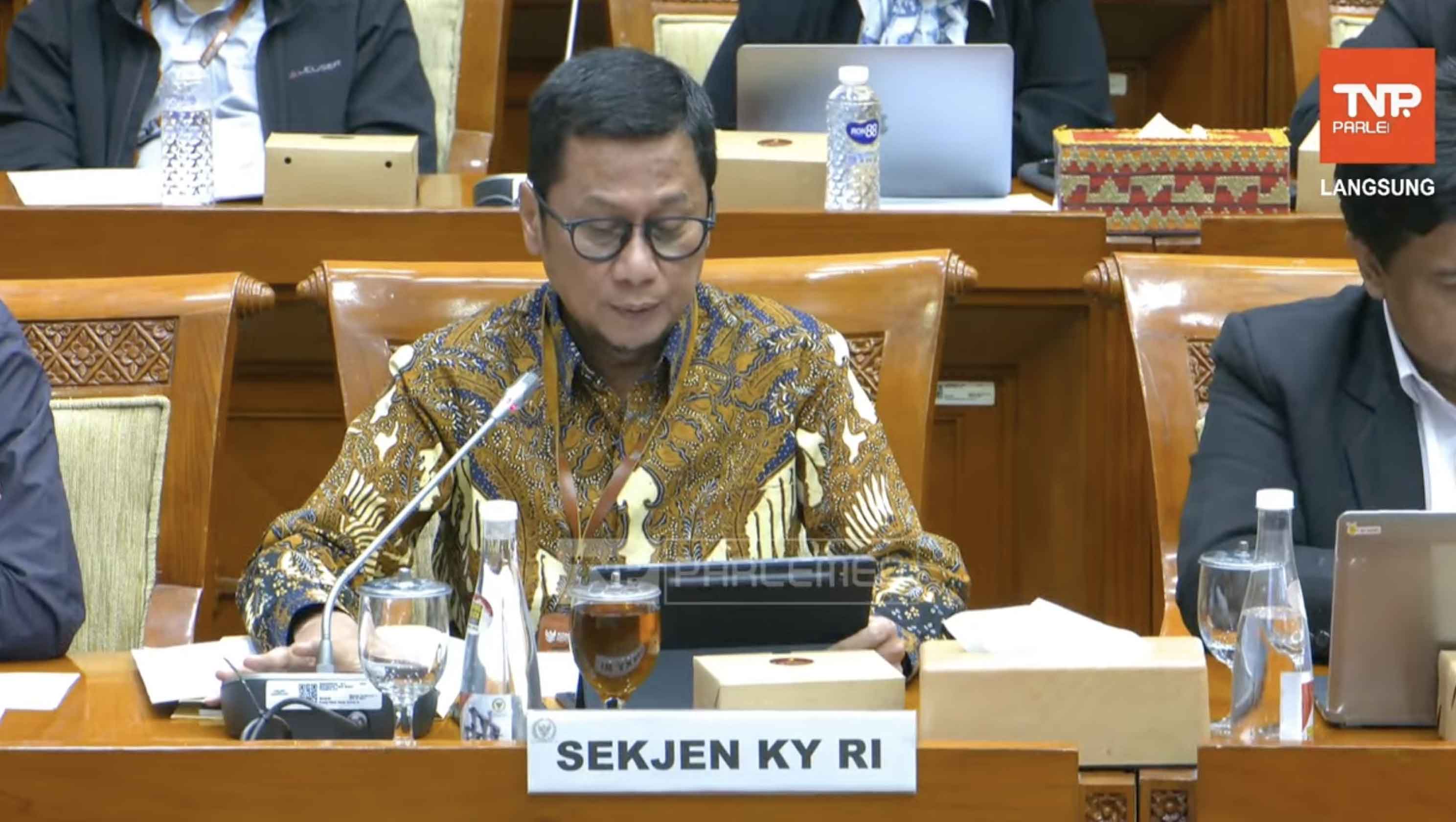 KY Sampaikan Laporan Keuangan Tahun Anggaran 2023