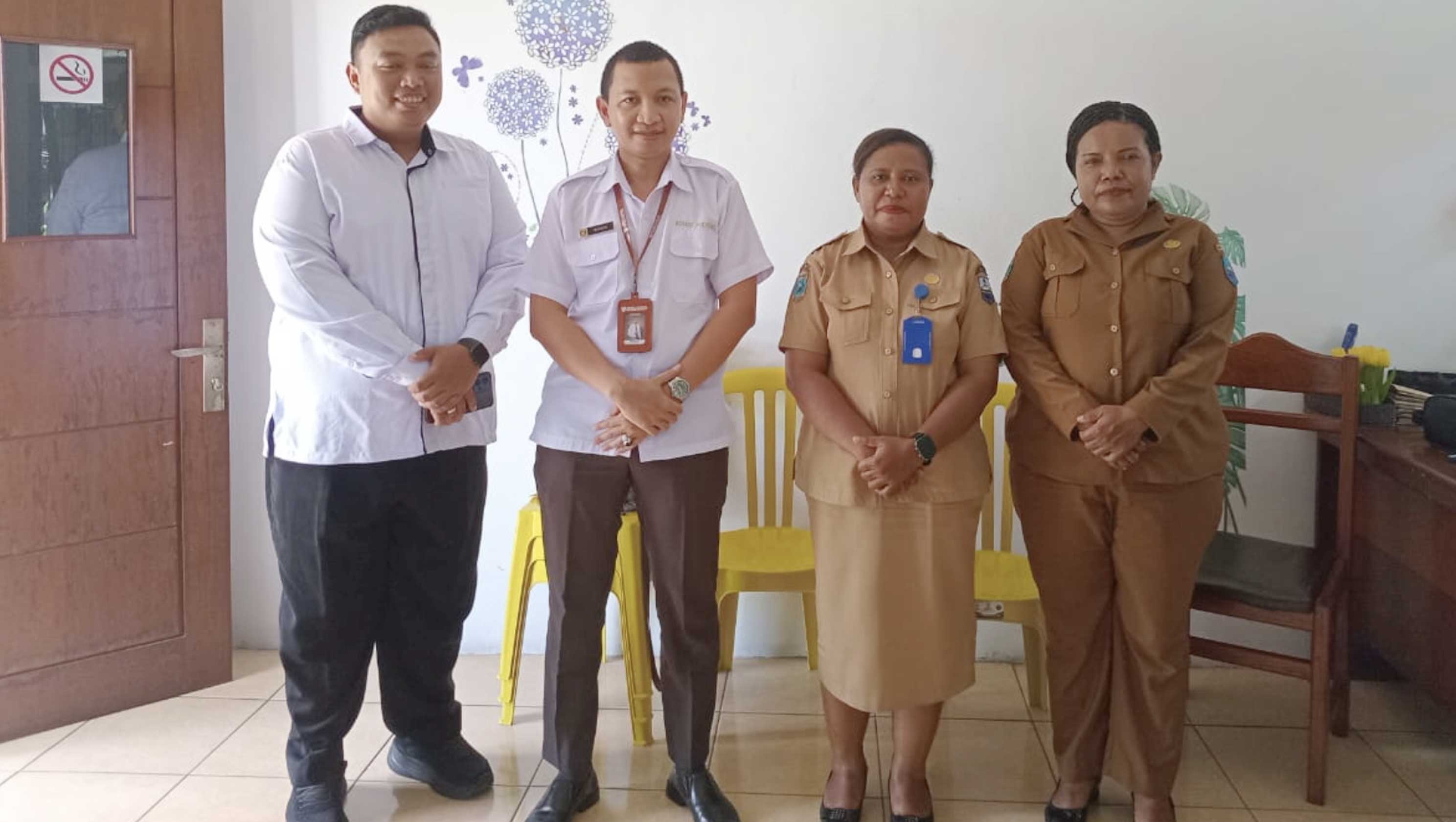 Koordinasi Pemantauan Tertutup, Penghubung KY Papua Barat Audiensi dengan UPTD PPA Kab. Manokwari