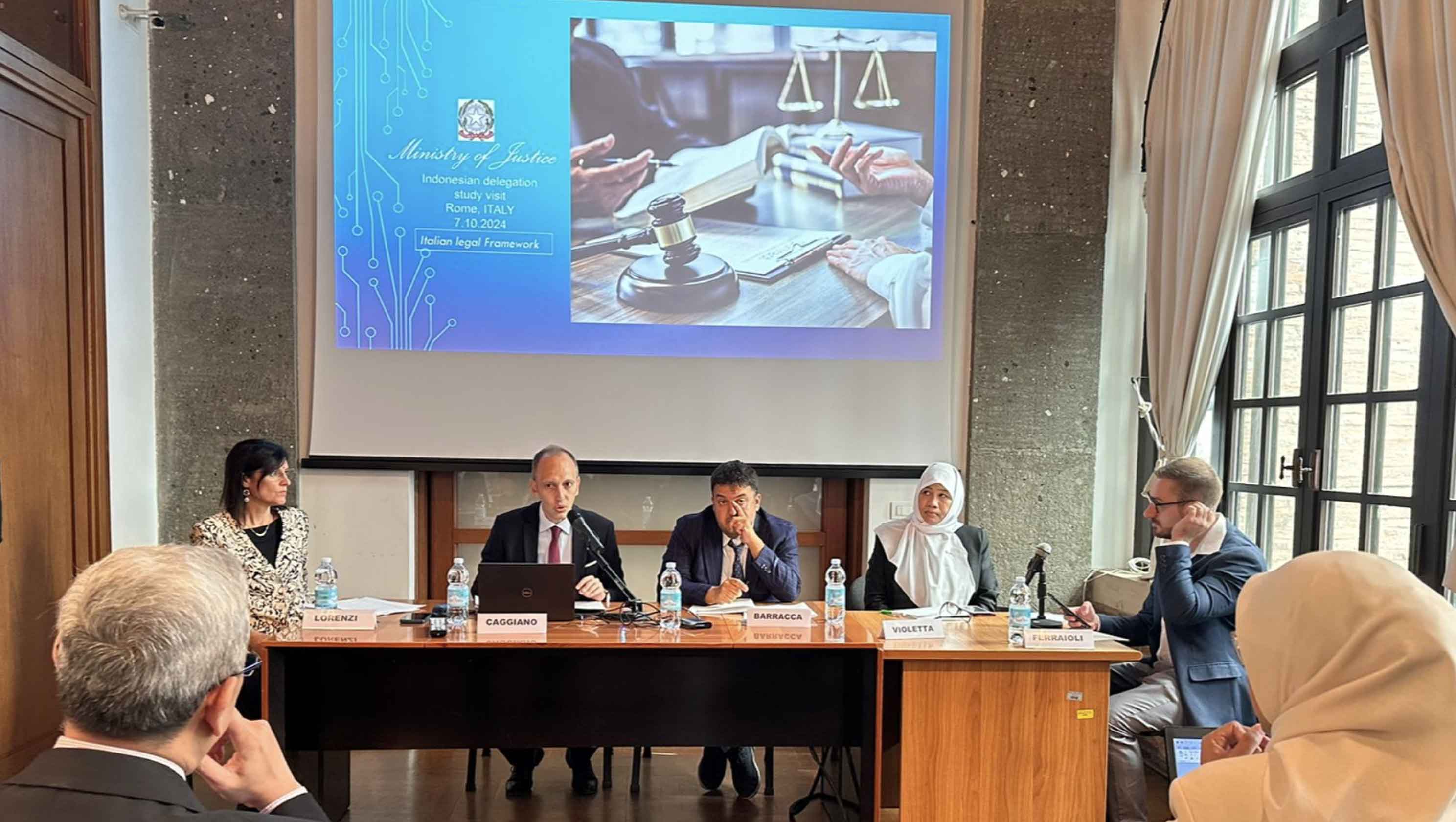 KY Peroleh Pembelajaran dari MoJ Italia untuk Peningkatan Kesejahteraan Hakim