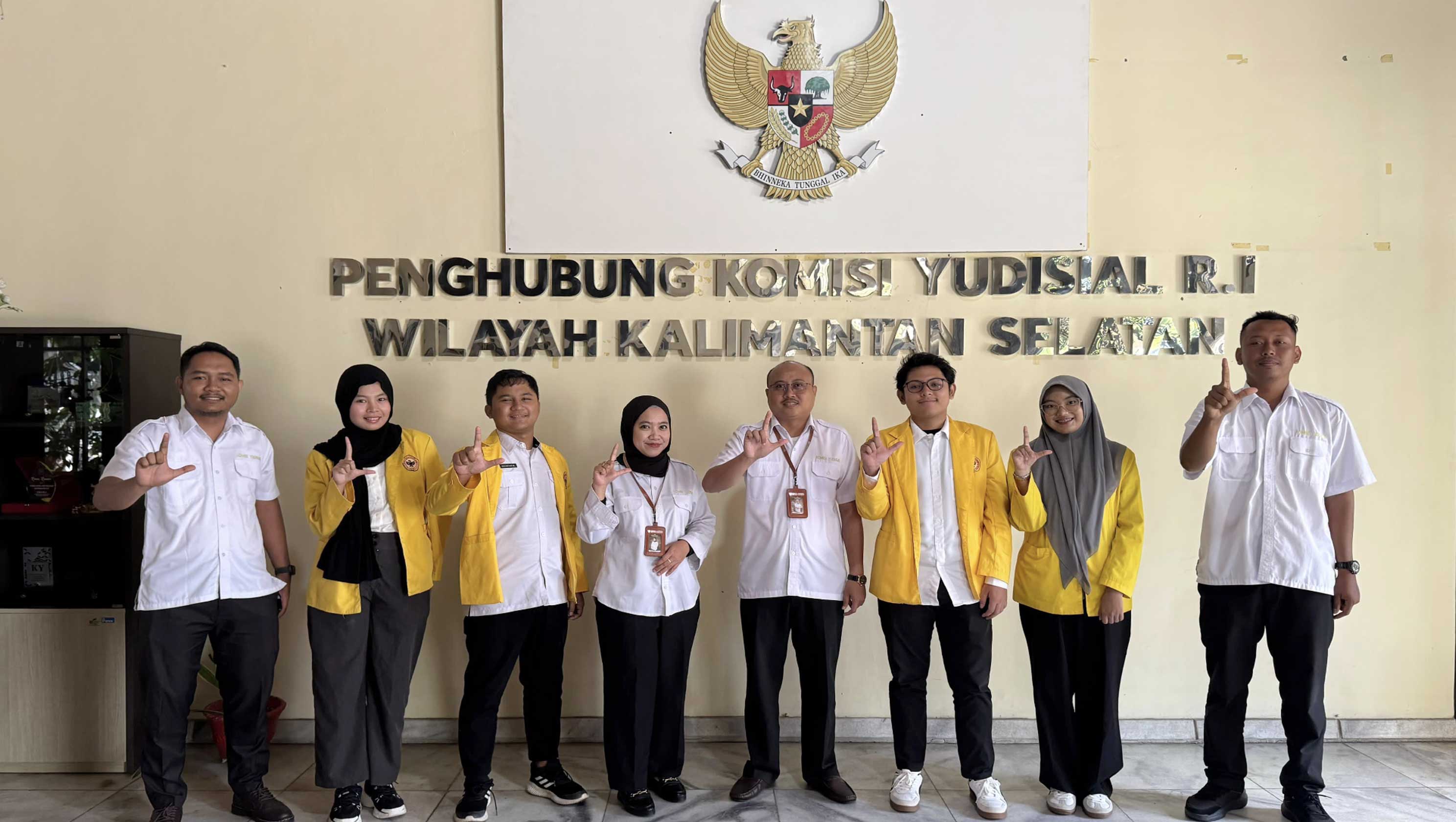 Penghubung KY Kalsel Bekali Mahasiswa Magang Soal Wewenang dan Tugas KY