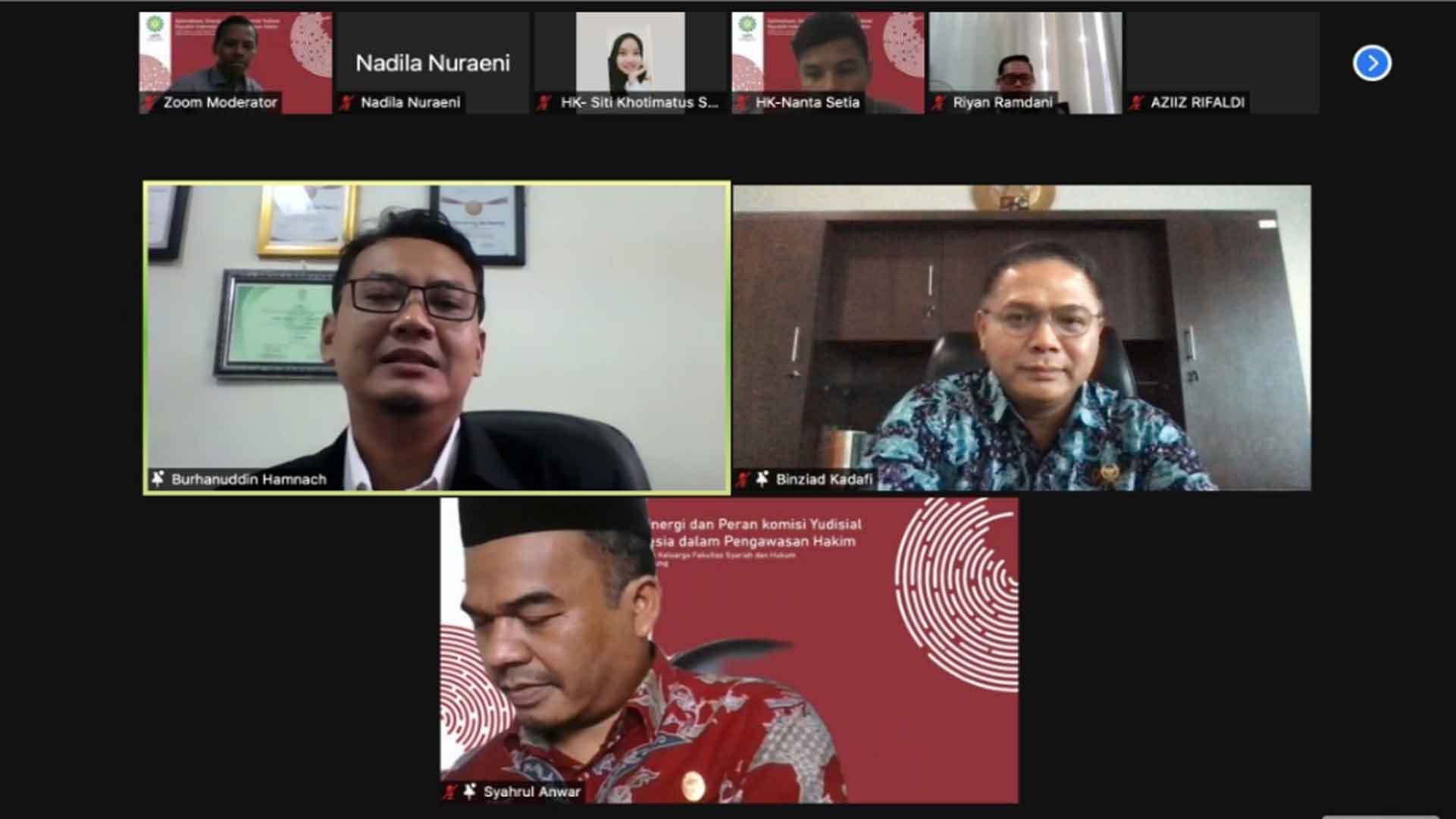 Anggota KY Binziad Kadafi Gagas Idealitas dalam Hubungan KY dan MA