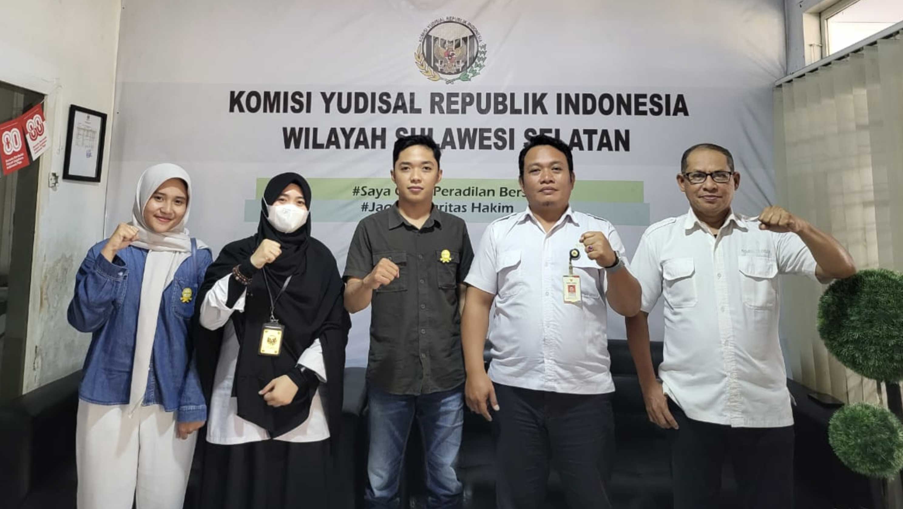 Penghubung KY Sulsel Terima Kunjungan KOMPAK SC FH UMI