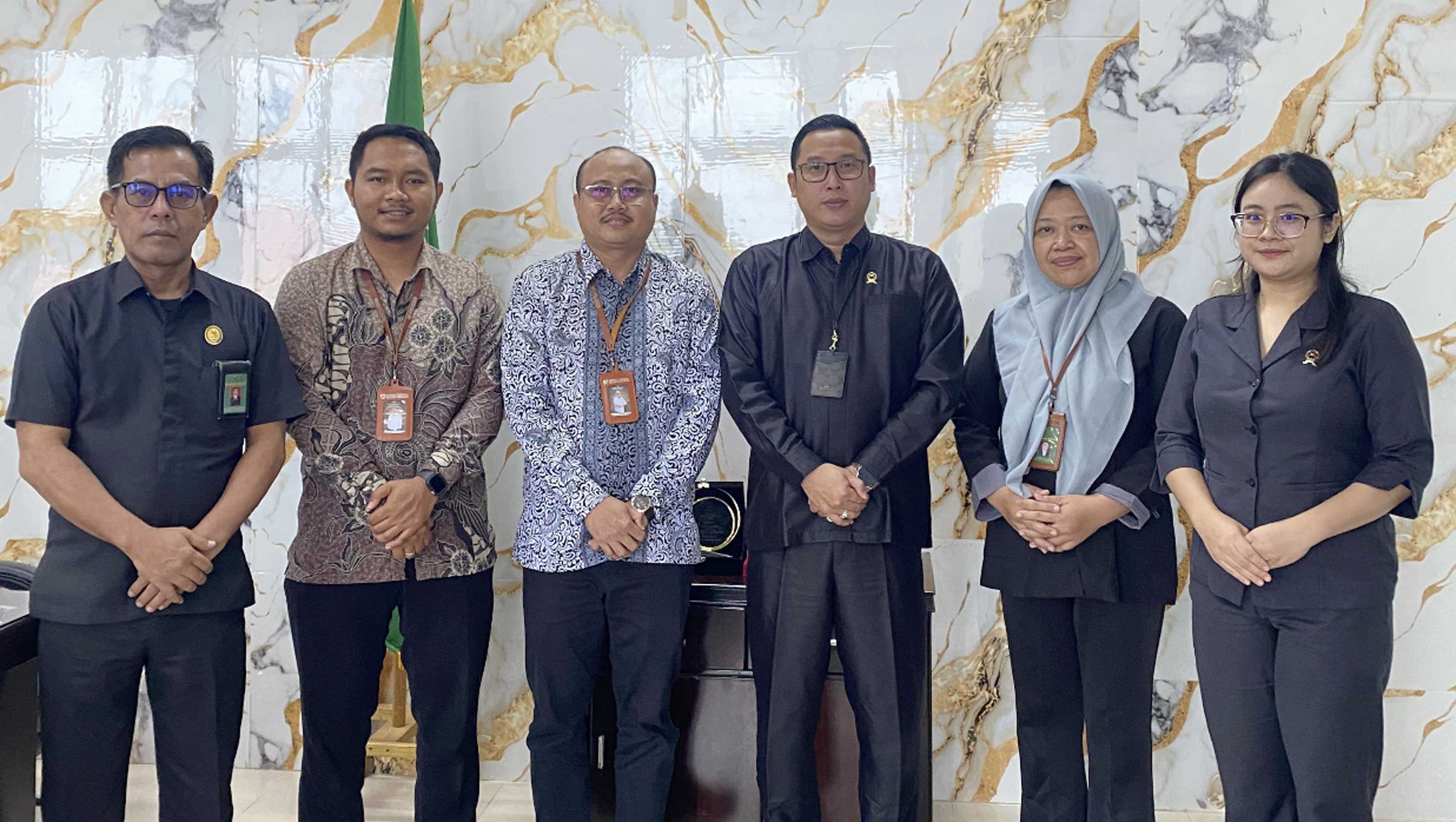 Audiensi dengan PN Rantau, Penghubung KY Kalsel Bahas Pemantauan Persidangan